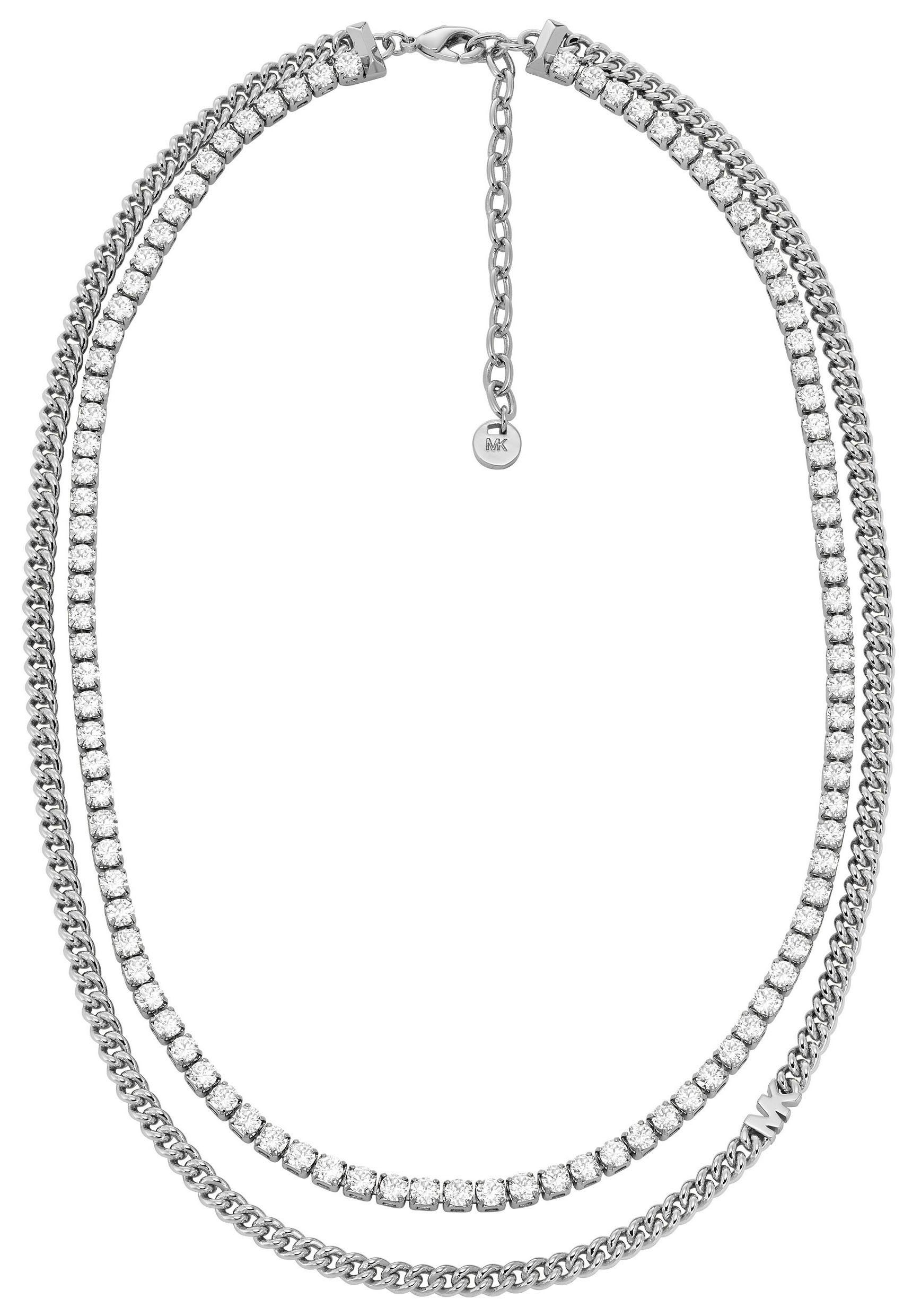 MICHAEL KORS Collier PREMIUM, MIXED TENNIS DOUBLE LAYER, MKJ8276CZ040, mit Zirkonia