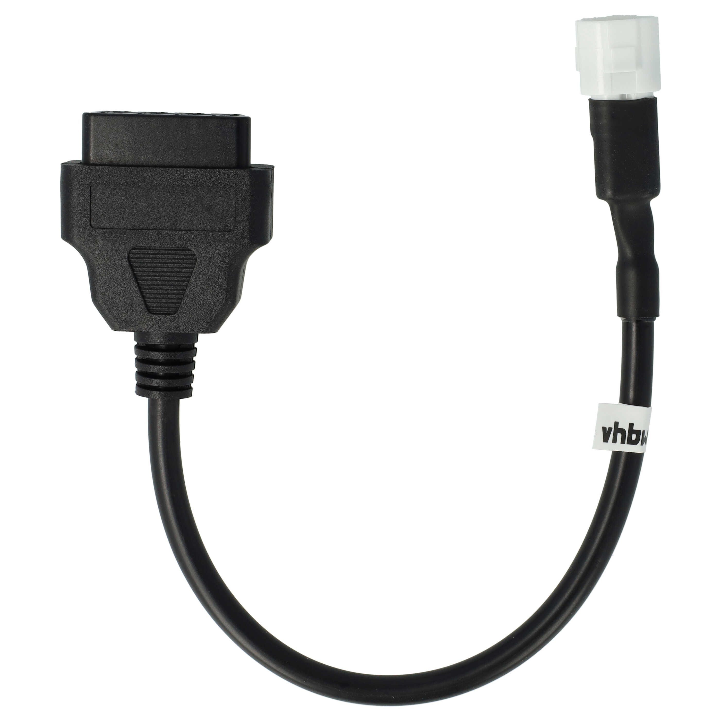 vhbw passend für Yamaha 2016-2019 TRACER 900, XSR 900, MT-10 / SP, MT-09 / Computer-Kabel