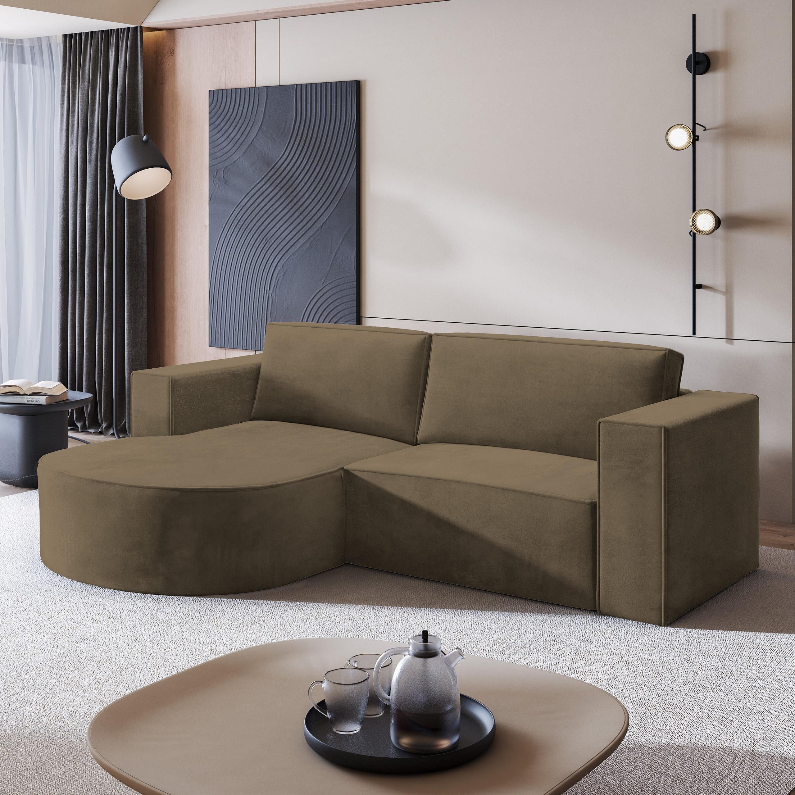 Masseno Ecksofa SORELA mit Schlaffunktion L-Form, günstig online kaufen