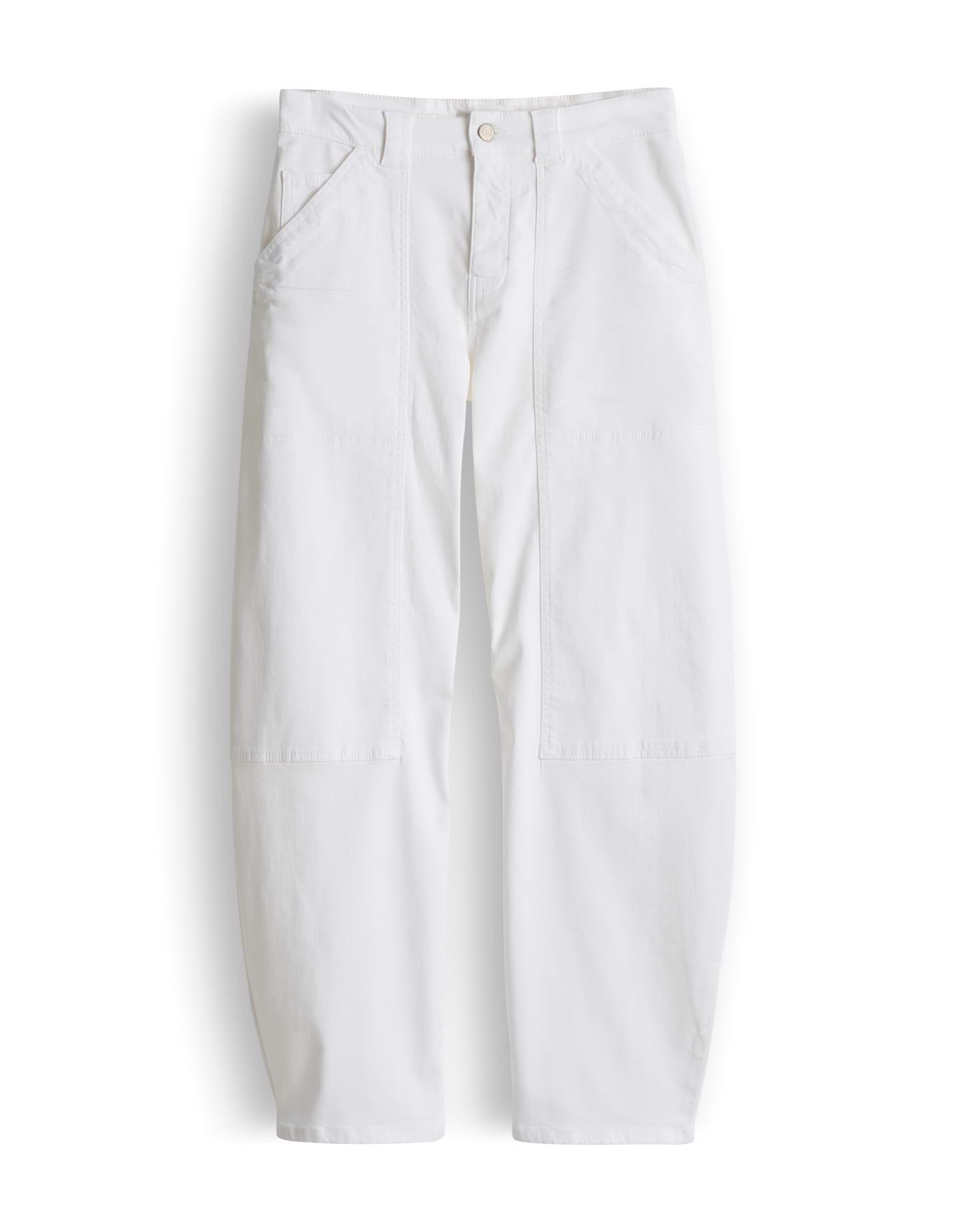 OPUS PANTS Relax-fit-Jeans MARI SHARP mit Powerstretch Mid Rise Markante Teilungsnähte als Designakzent