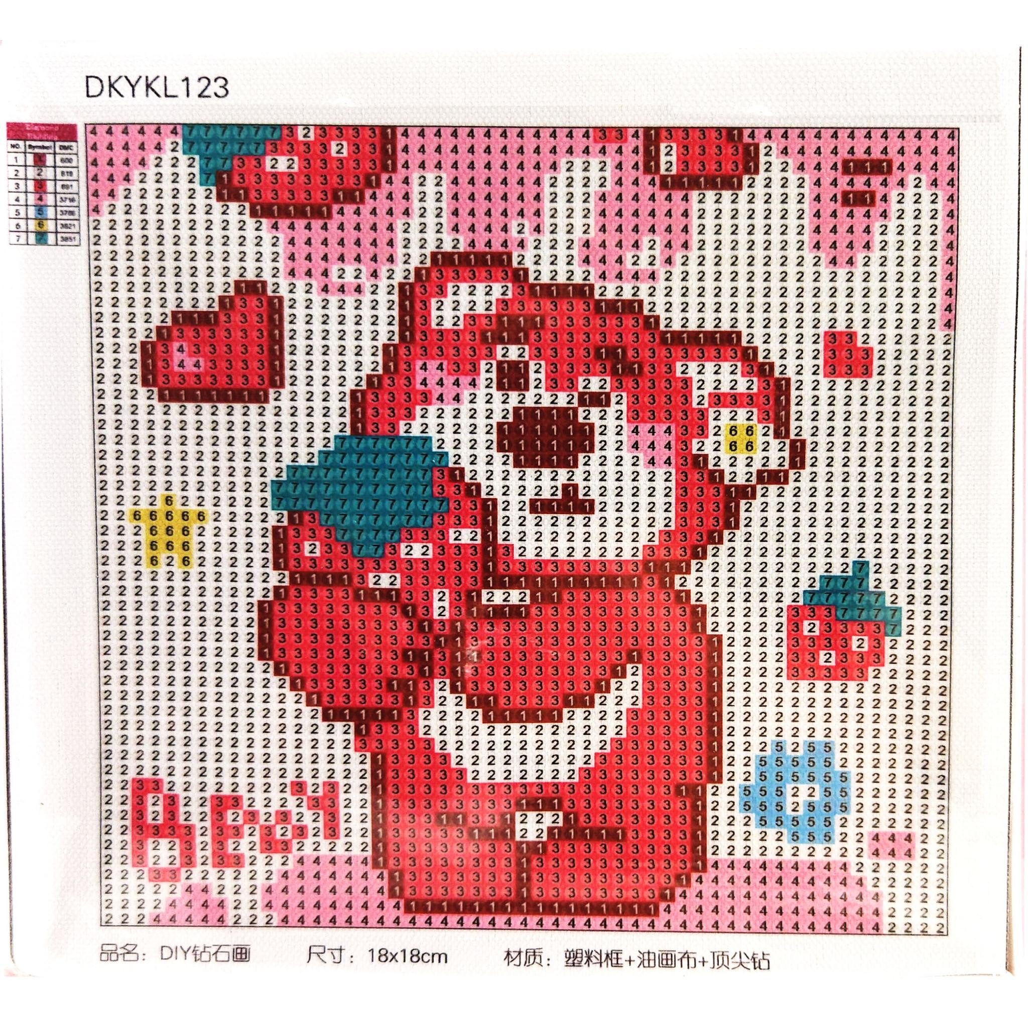 LA CUTE Malen nach Zahlen 5d Diamond Painting Rahmen Bär Malen nach Zahlen günstig online kaufen