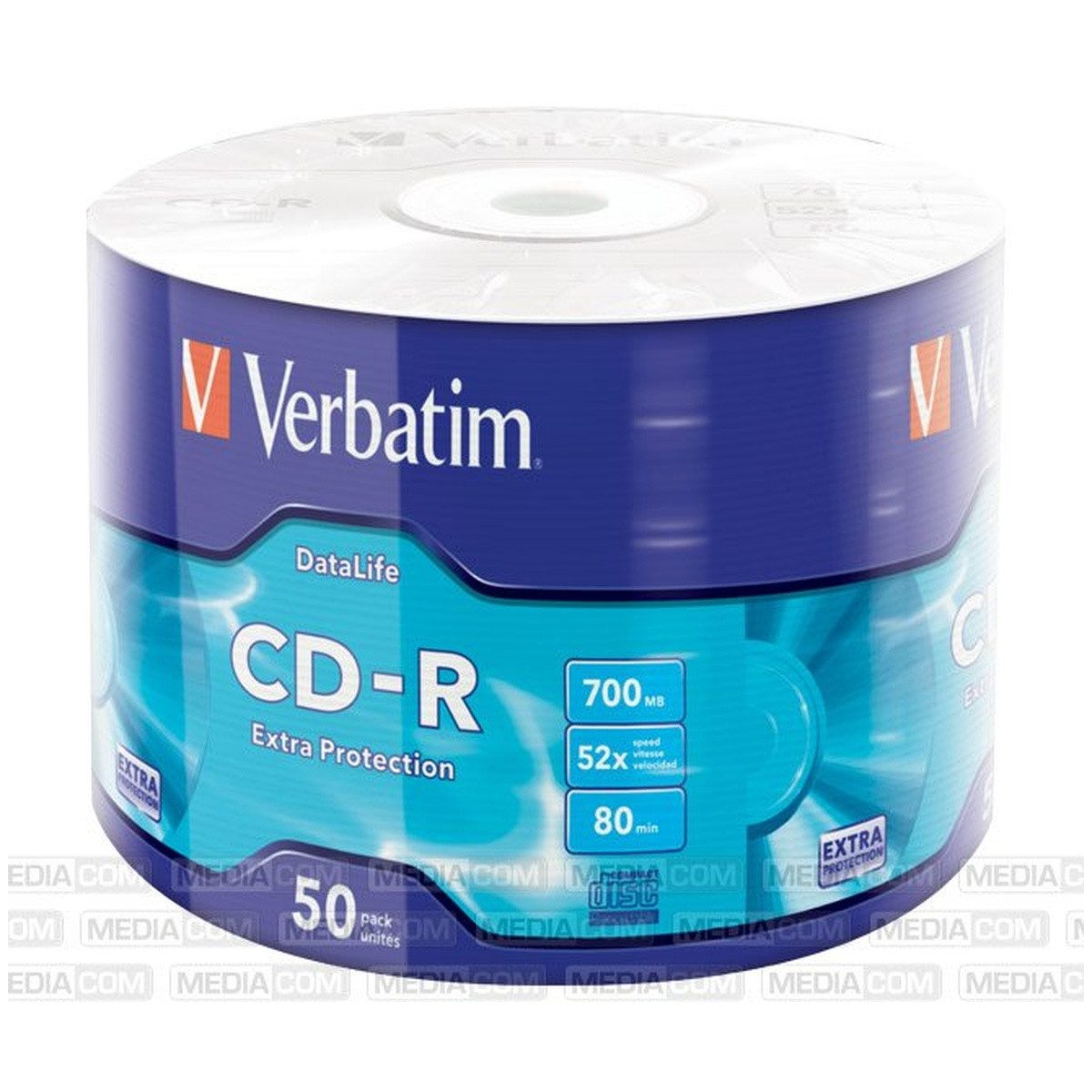 Verbatim CD-Rohling Verbatim CD-R 700MB 52x Eco-Pack 50er