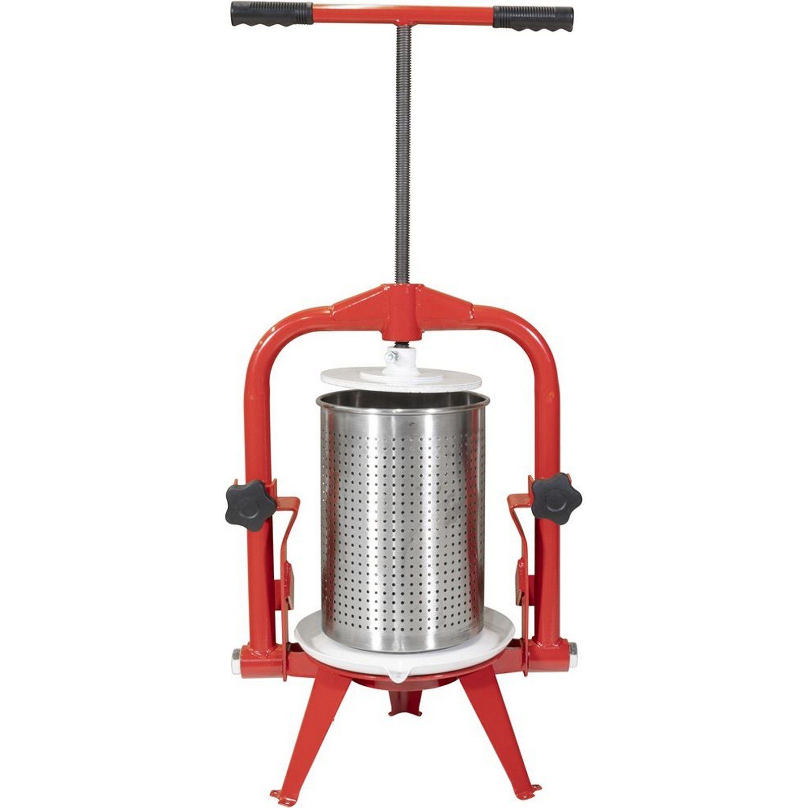 Güde Obstpresse Obstpresse 9 Liter Volumen Saftpresse Entsafter 30028, Ø-Korb: 200 mm, Ø-Auffangbecken: 270 mm
