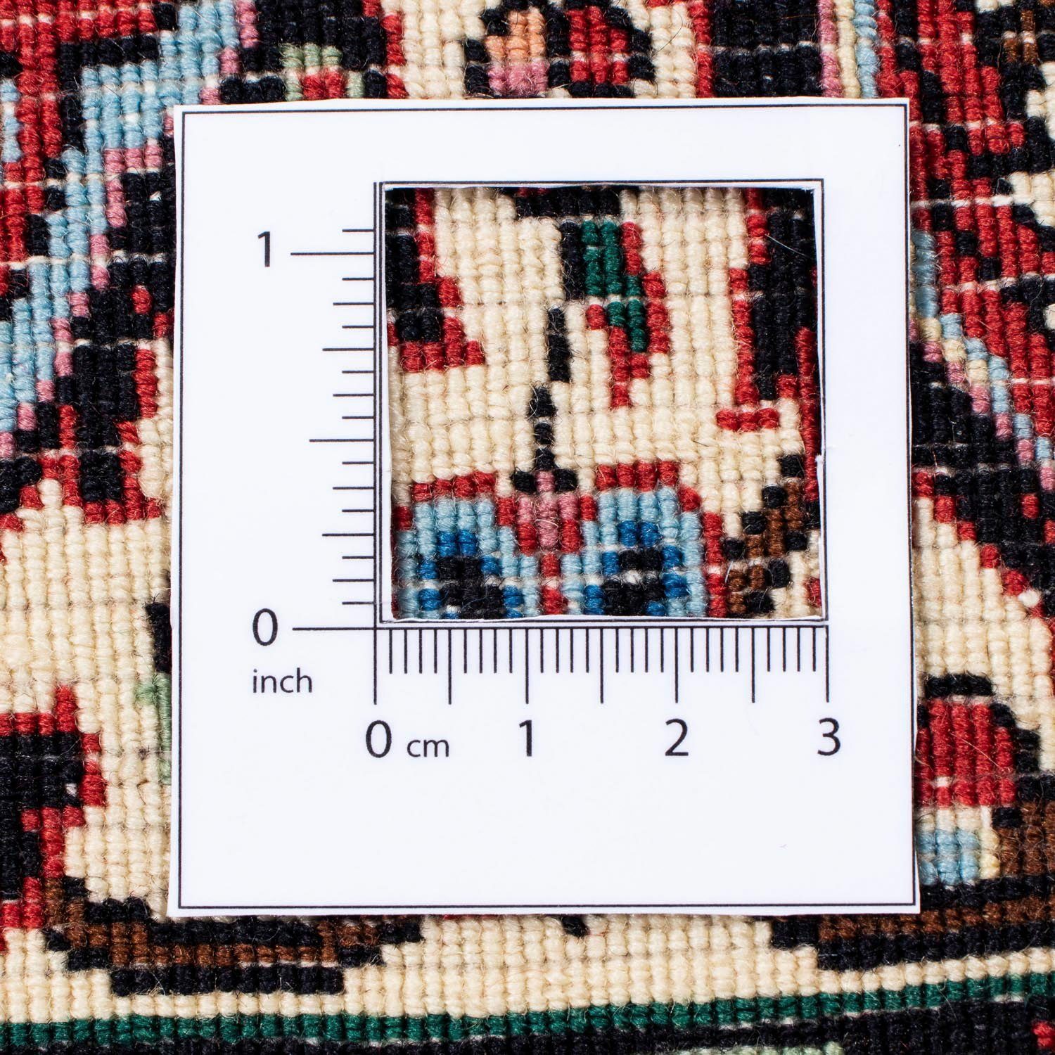 Orientteppich Perser - Bidjar Handgeknüpft, rechteckig, 15 morgenland, - mm, x Höhe: 249 Wohnzimmer, cm Zertifikat mit - hellrot, Einzelstück 297