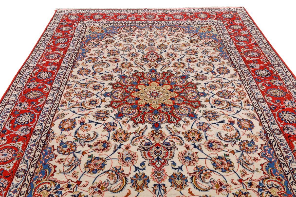 Nain rechteckig, 205x305 Höhe: Orientteppich, Isfahan mm Trading, Seidenkette Handgeknüpfter Orientteppich 6