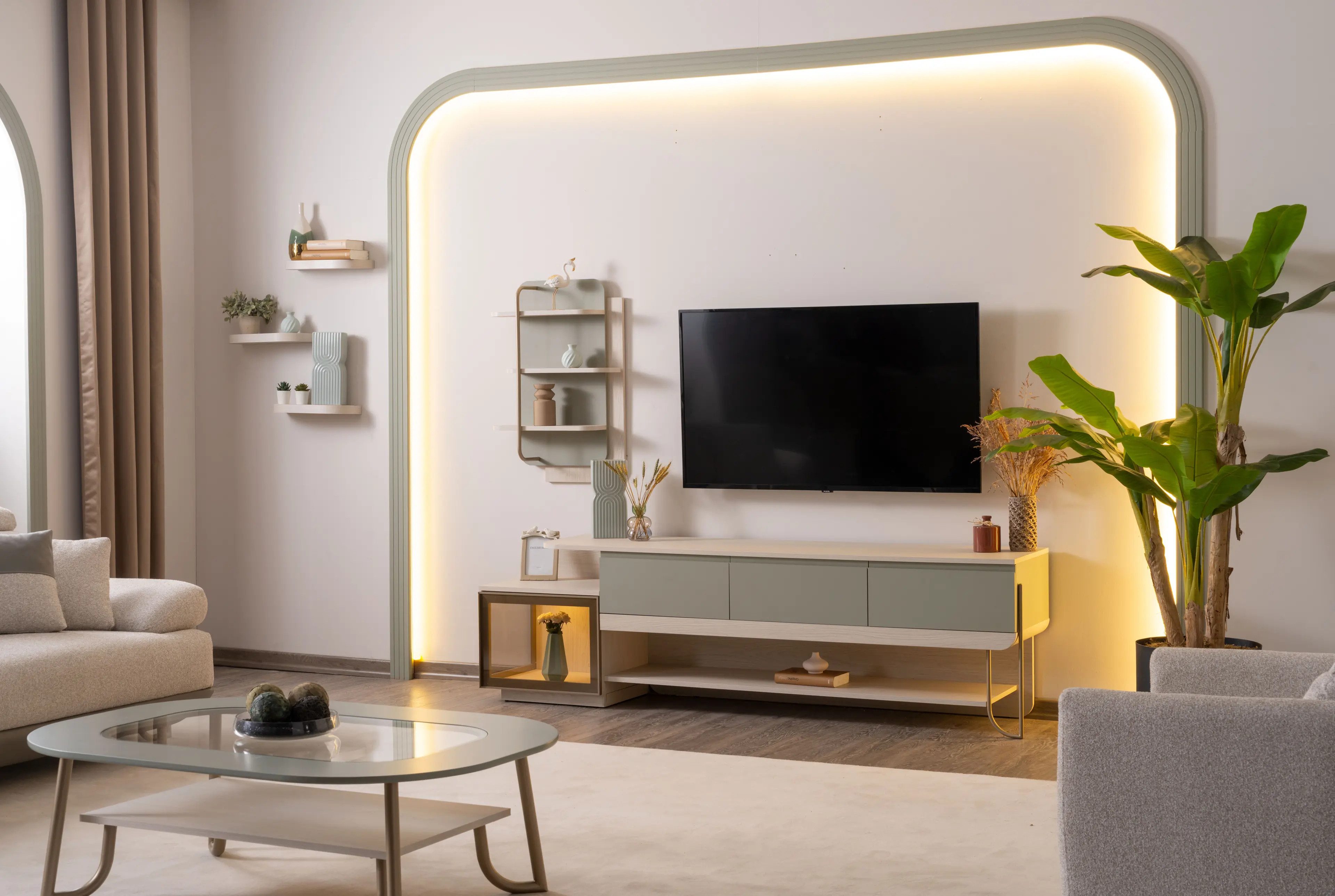 JVmoebel Bücherwand Stilvolles Wohnzimmer Regal Exklusives Kompaktes Wandregal Holzregal, Made in Europa