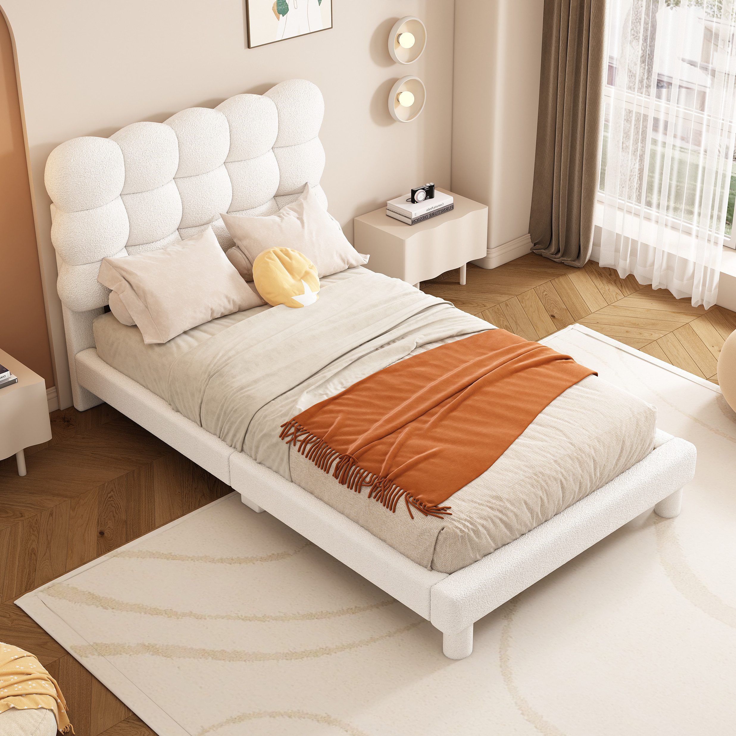 Flieks Polsterbett, Kinderbett Einzelbett 90x200cm mit günstig online kaufen