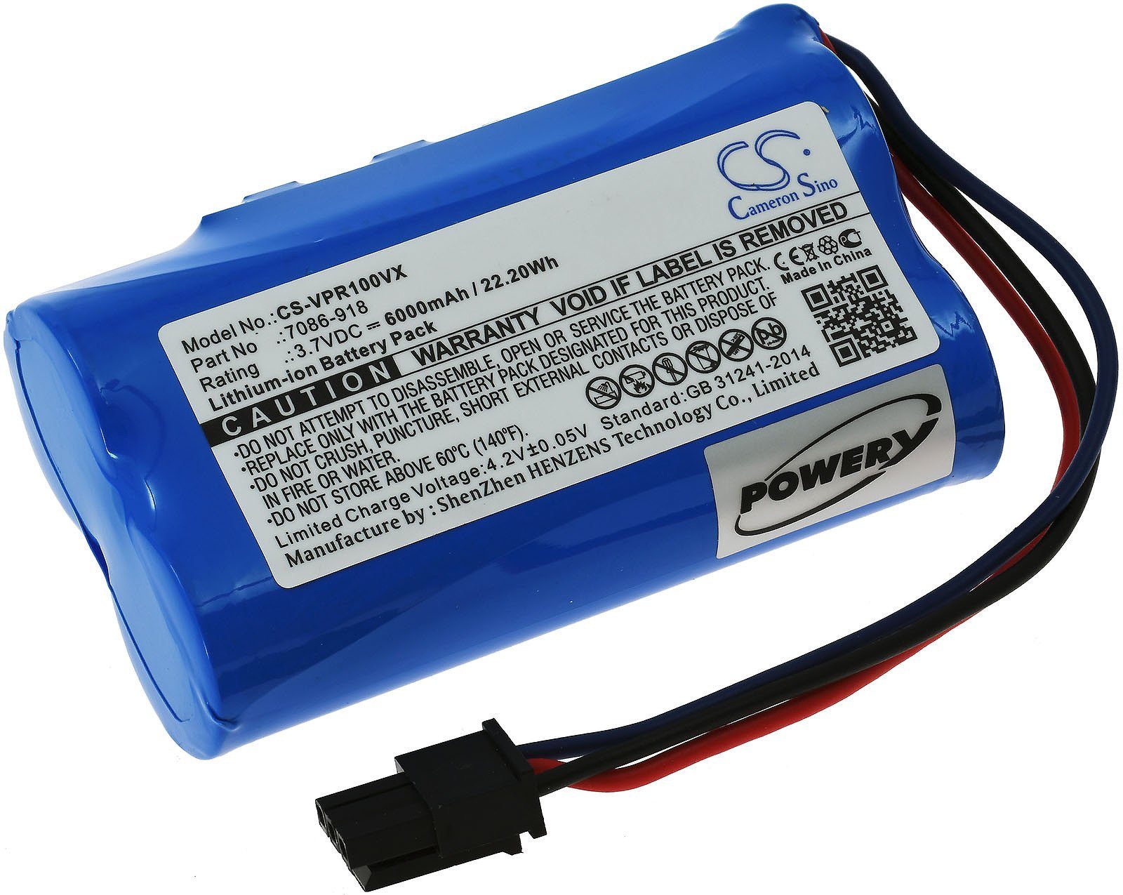 Powery Akku 6000 mAh (3.7 V)