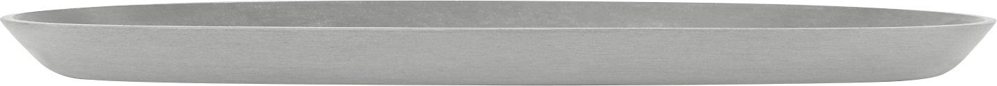 ECOPOTS Blumentopfuntersetzer SAUCER OVAL White Grey, BxTxH: 13,6x13,6x3 cm