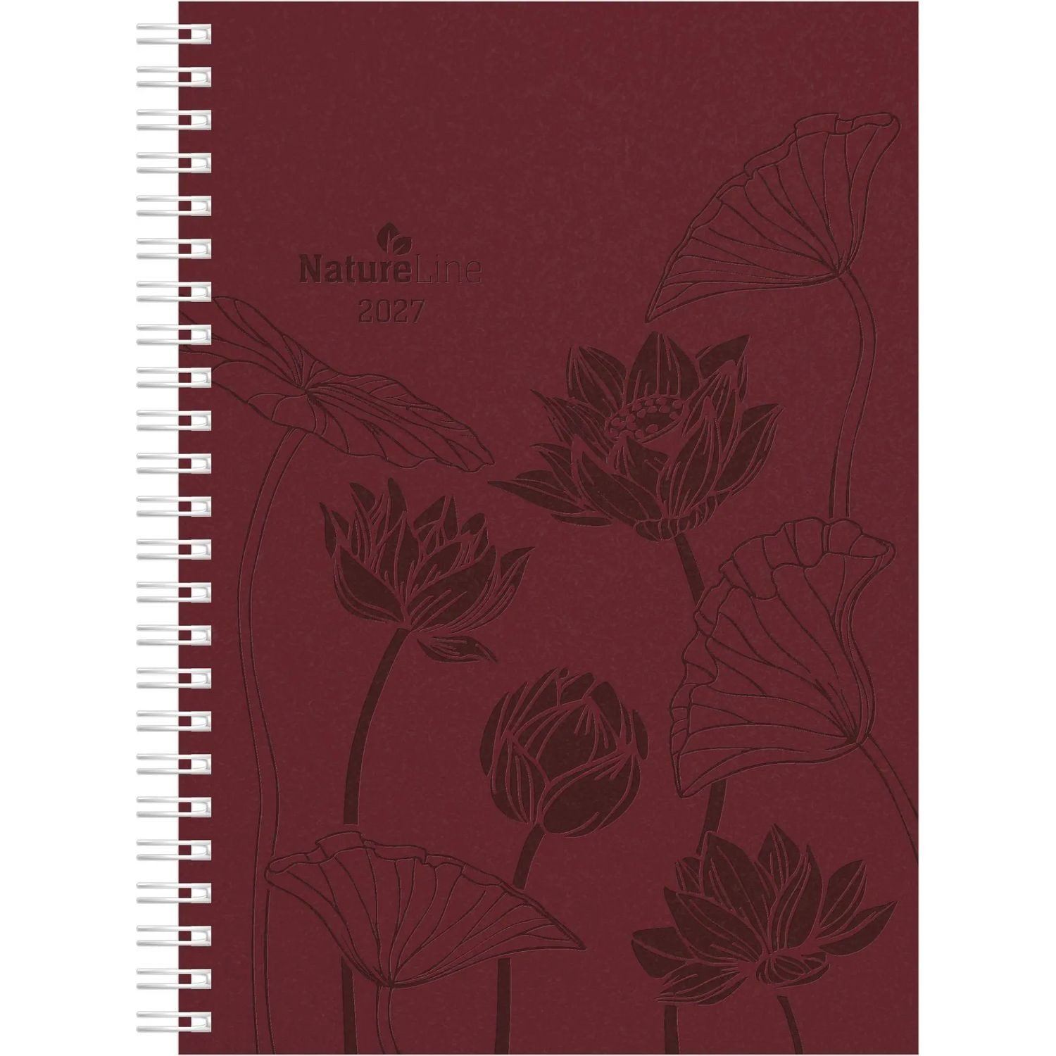 Taschenkalender Wochenplaner Nature Line Flower Ringbuch 2027
