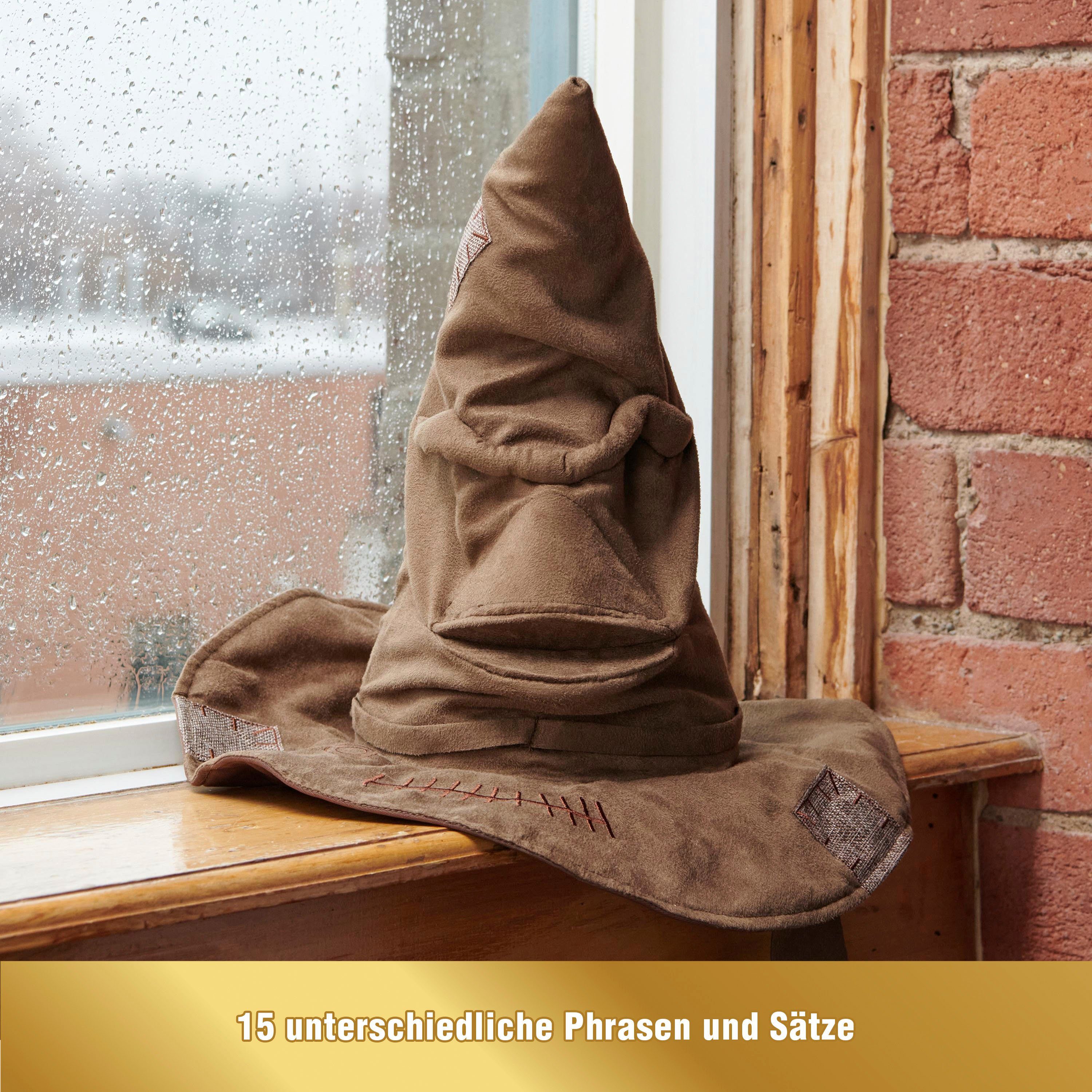 Spin Master Spielfigur Wizarding World - Sprechender Hut (zweisprachig DE+IT), mit Geräuschen und Bewegungen