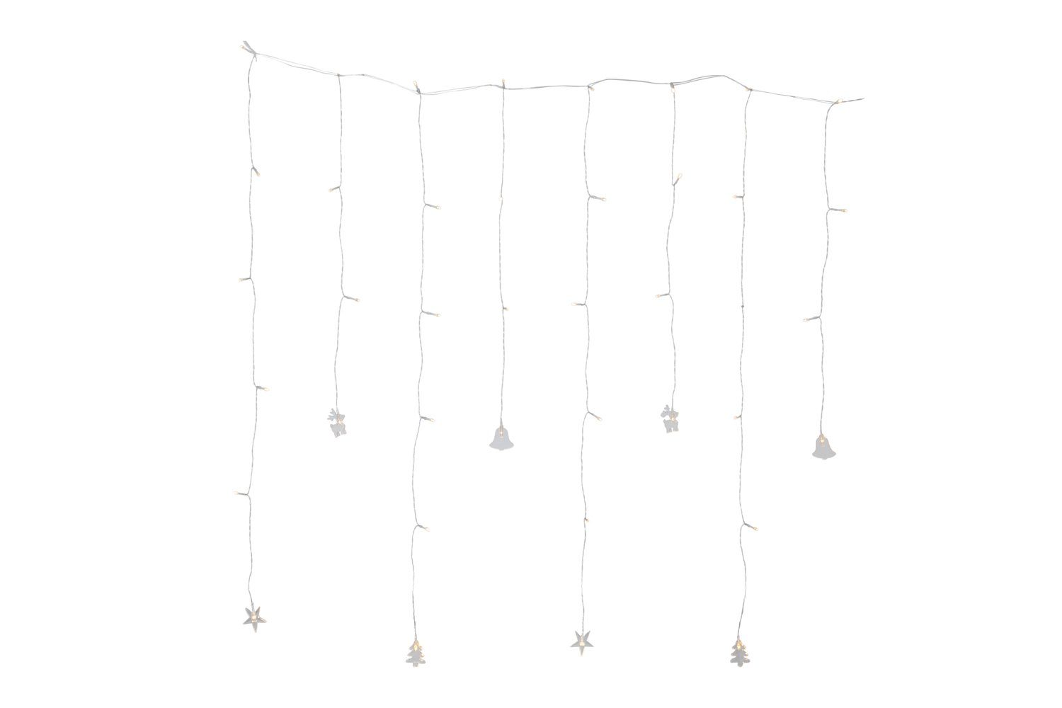 STAR TRADING LED-Lichtervorhang Decy, 40-flammig, Weihnachten 6/18h Timer A günstig online kaufen