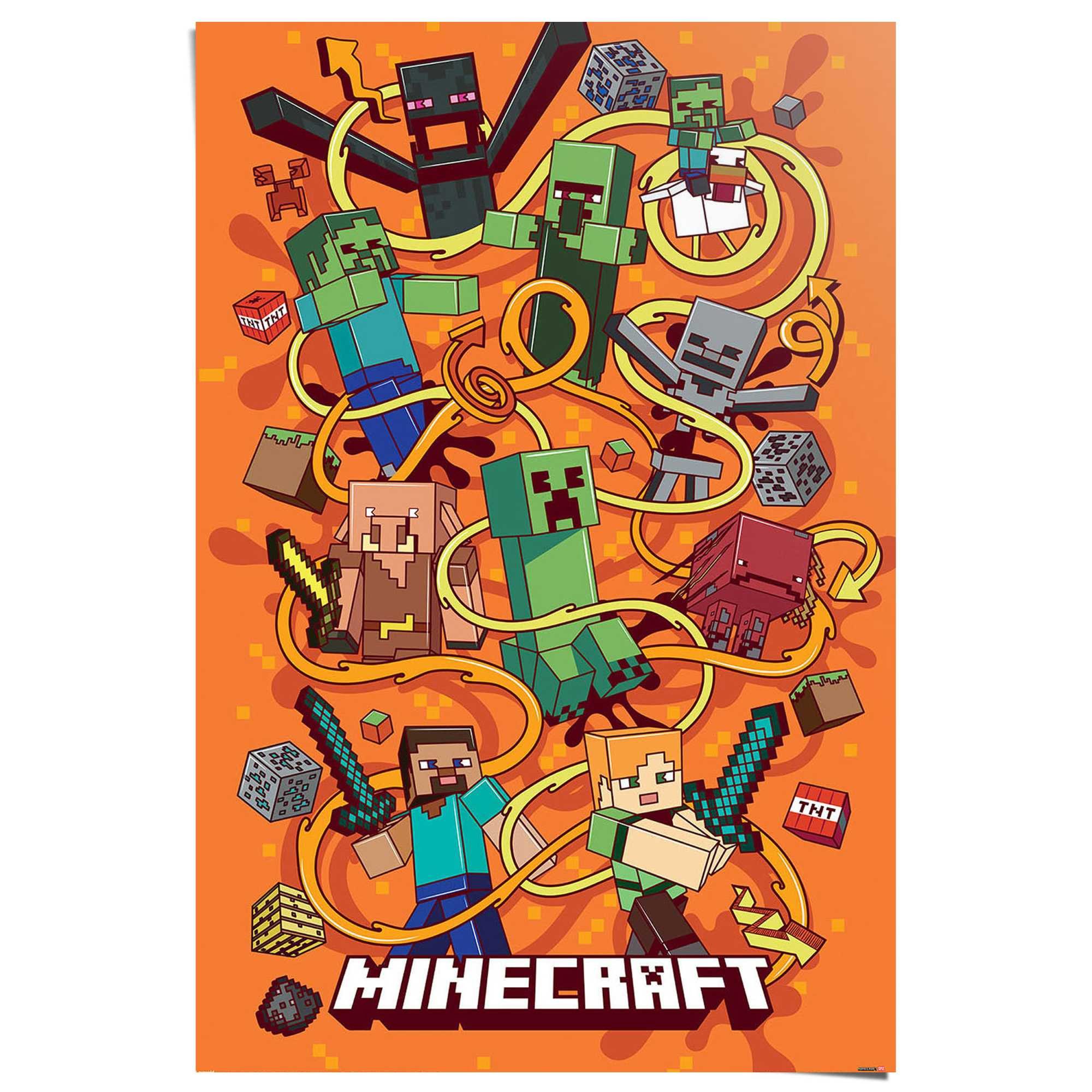 Reinders! Poster Minecraft - funtage montage günstig online kaufen