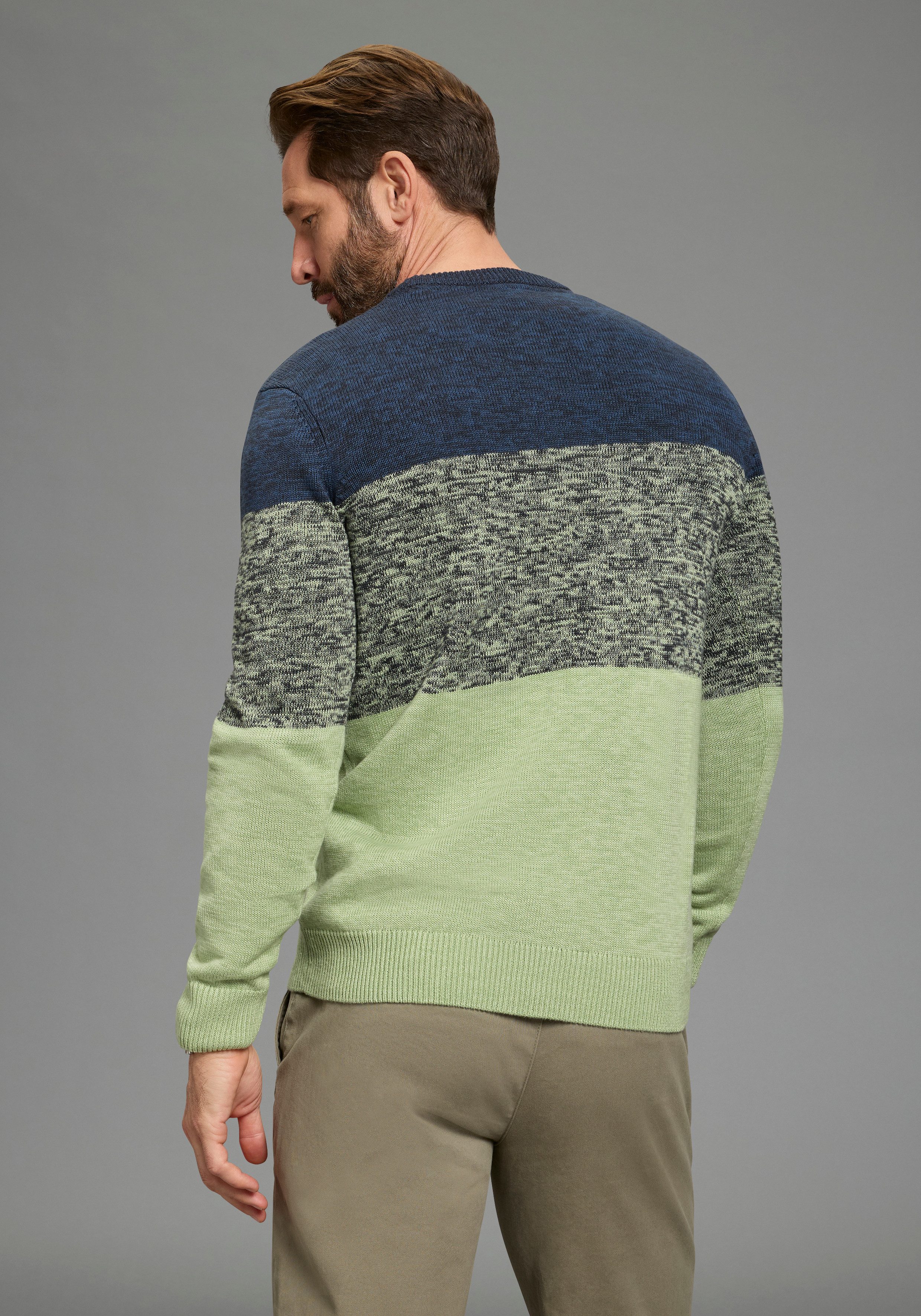 Man's World Rundhalspullover Bis Größe 5 XL mehrfarbig. Reduzierter Preis € 24,99. Unverbindliche Preisempfehlung € 28,99, (€ 24,99 pro 1 Stk)