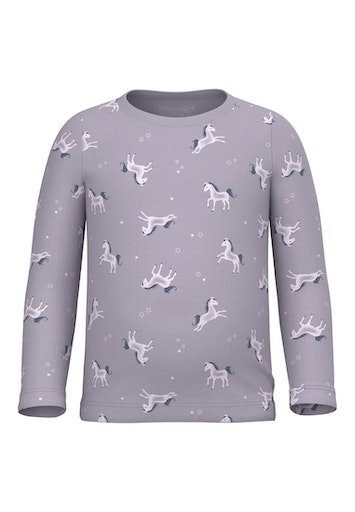 2 RIB NOOS It LAVENDER tlg) UNICORN (Set, NMFNIGHTSET Name Schlafanzug