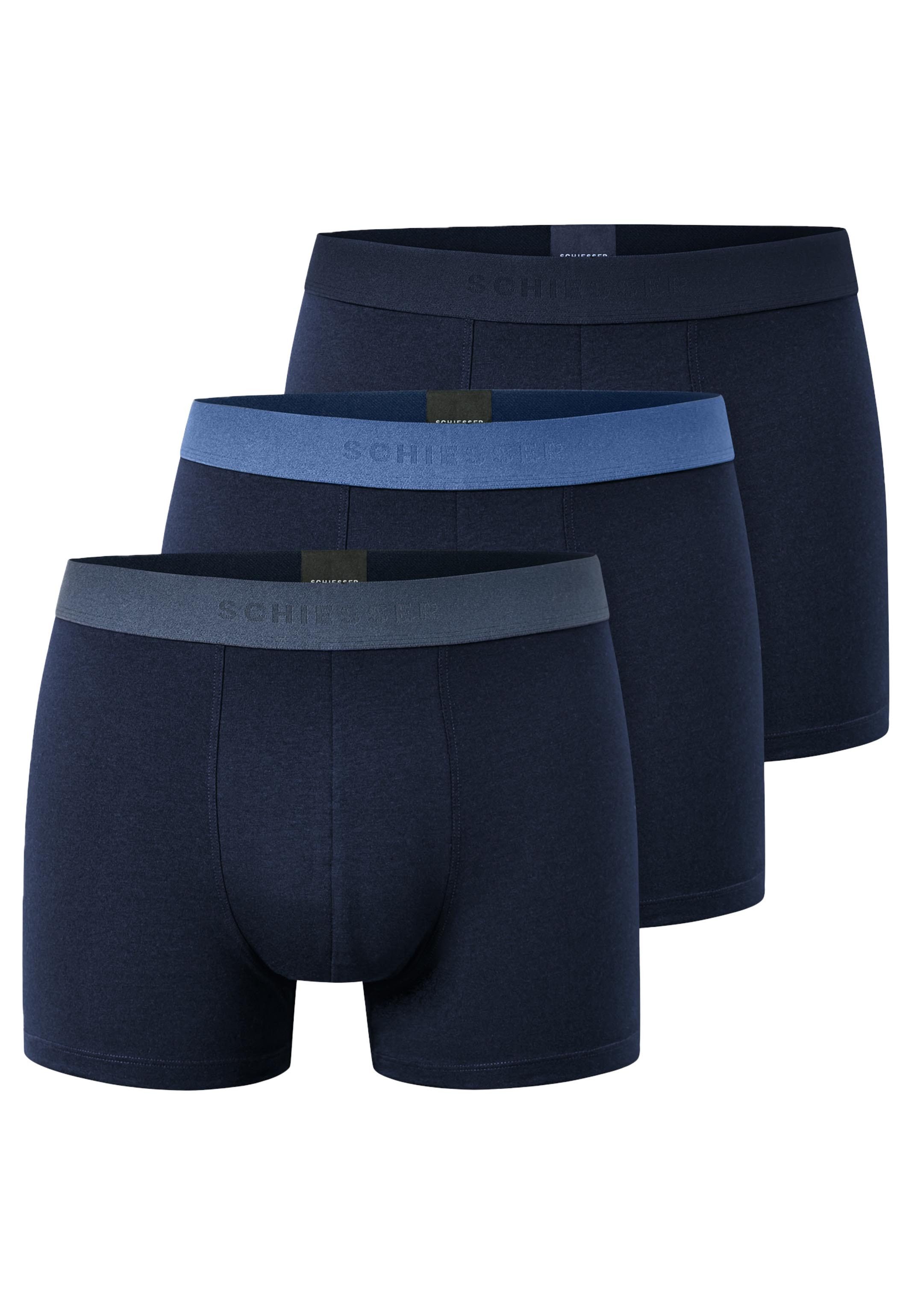 Schiesser Retro Boxer 3er Pack 95/5 Cotton (Spar-Set, 3-St) Retro Short / P günstig online kaufen