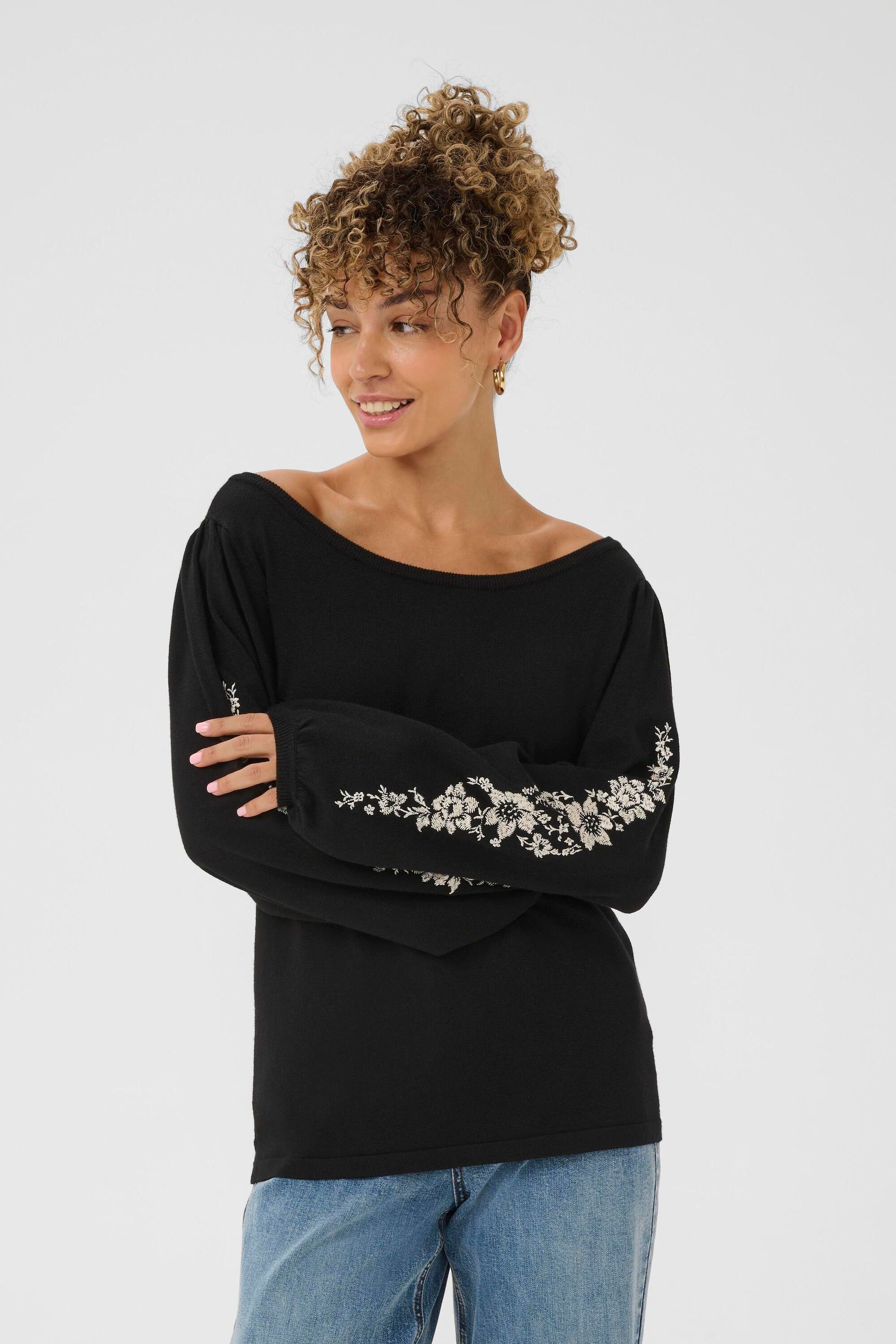 Cream Strickpullover Strickpullover CRVillea