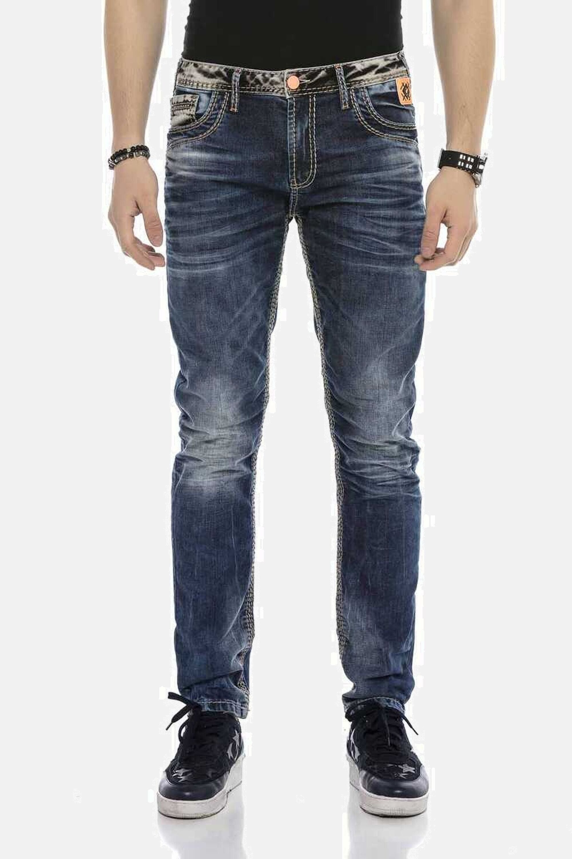 Cipo & Baxx Regular-fit-Jeans DENIM bequeme günstig online kaufen