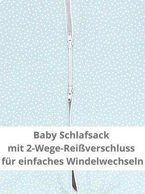 TupTam Babyschlafsack mit Beinen und Füßen OEKO-TEX zertifiziert 2,5 TOG