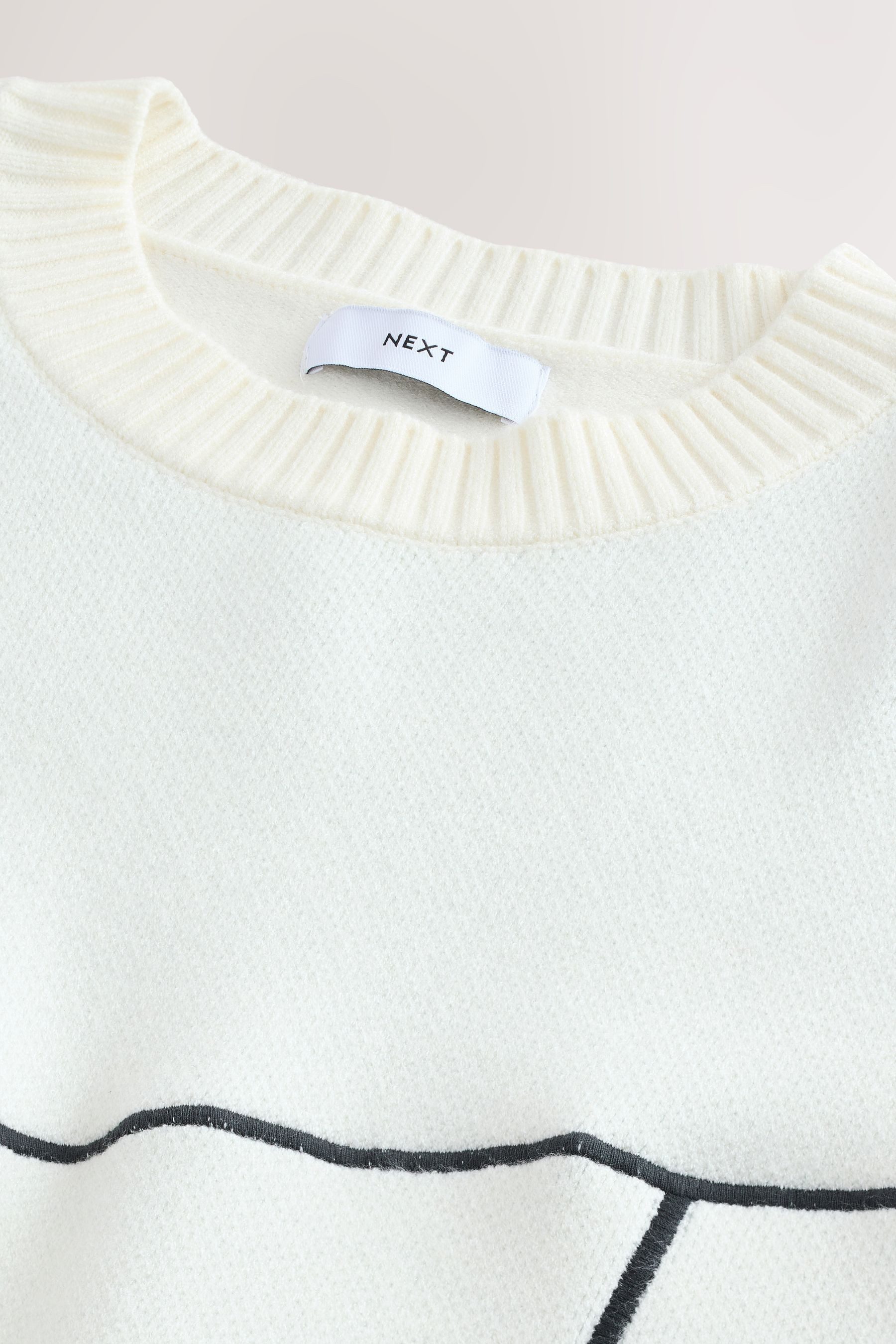 Next Rundhalspullover Regular Fit weihnachtlicher Apres Rundhalspullover (1 günstig online kaufen