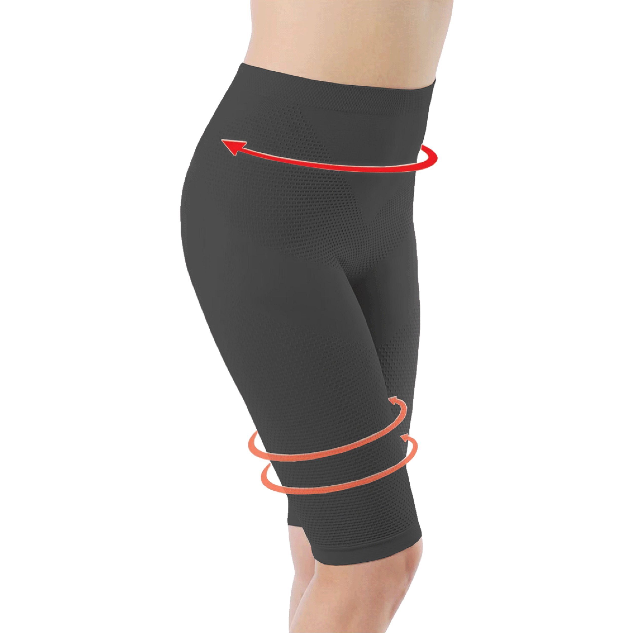 Markenwarenshop-Style Shapingpants FINE WOMAN Korrigerende Shapewear Shorts schlanker aussehen 0505 M-L