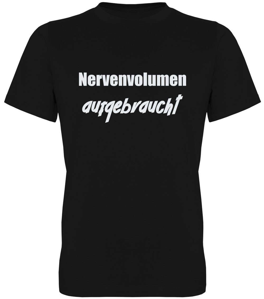 T-Shirt Nervenvolumen aufgebraucht