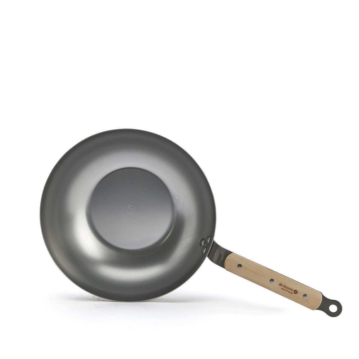 de Buyer Wok Mineral B Bois, 28 cm