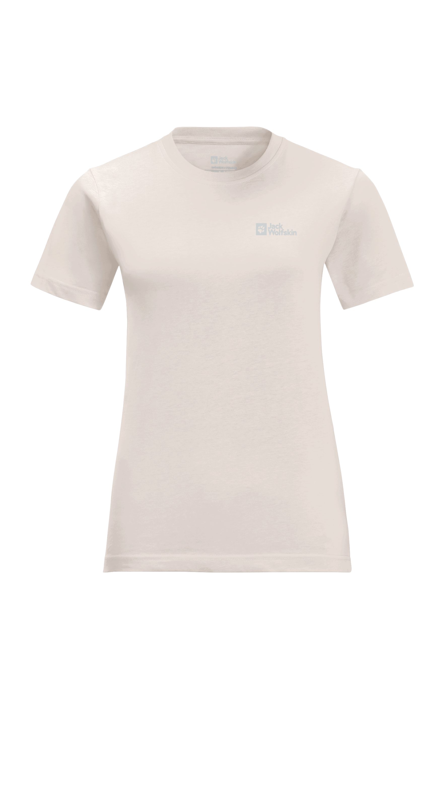 Jack Wolfskin T-Shirt ESSENTIAL T W weiches, klassisches T-Shirt aus atmungsaktiver Bio-Baumwolle
