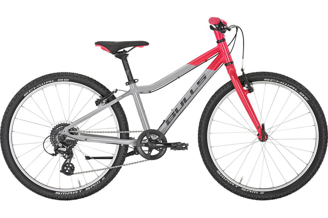 Bulls Kinderfahrrad Bulls Tokee Lite 24'' 7-Gang grau 2026, 8 Gang SHIMANO Altus RD-M310, Kettenschaltung