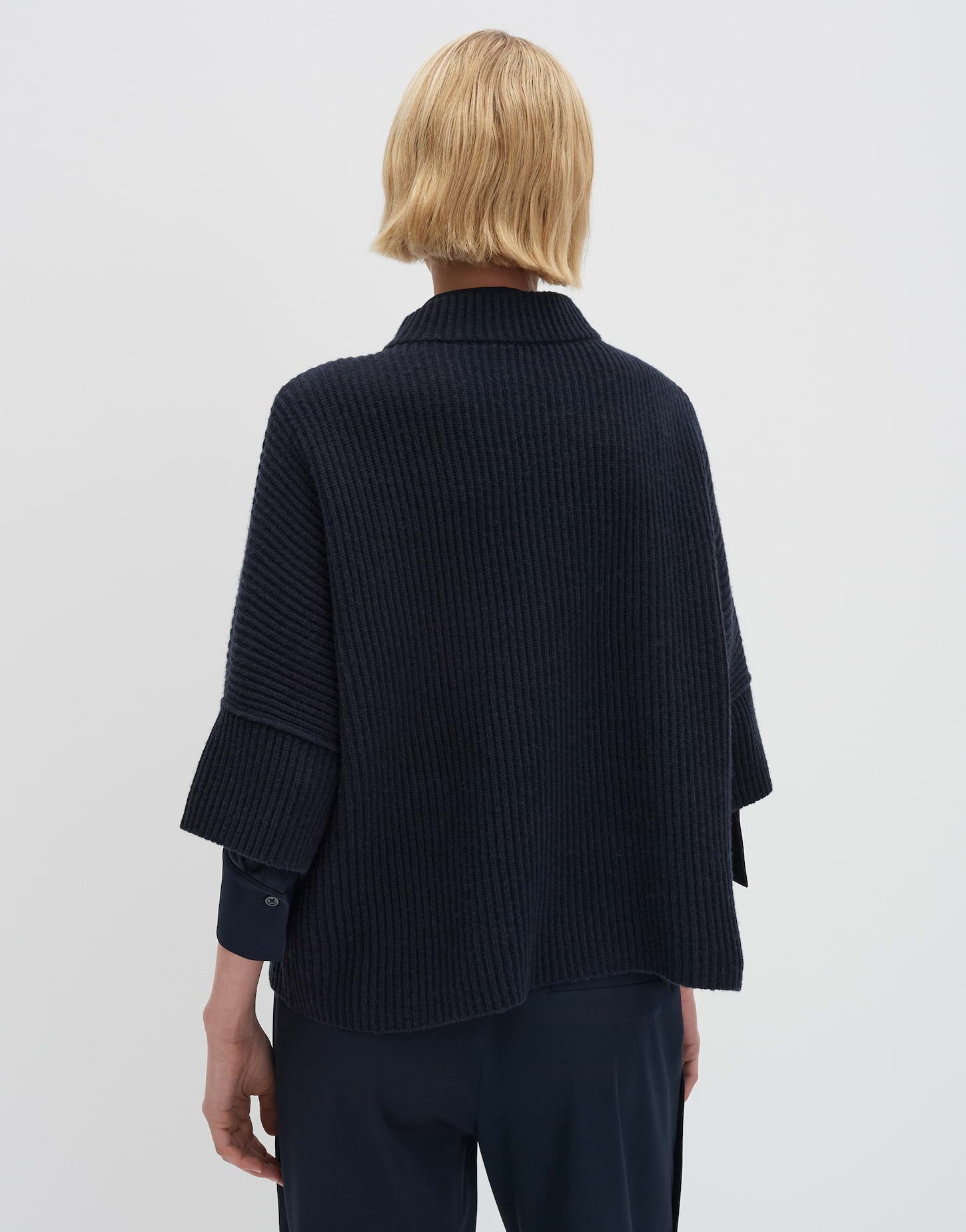 someday Strickpullover TALJA DETAIL Loose aus weichem Rippstrick oversized, Rippstruktur