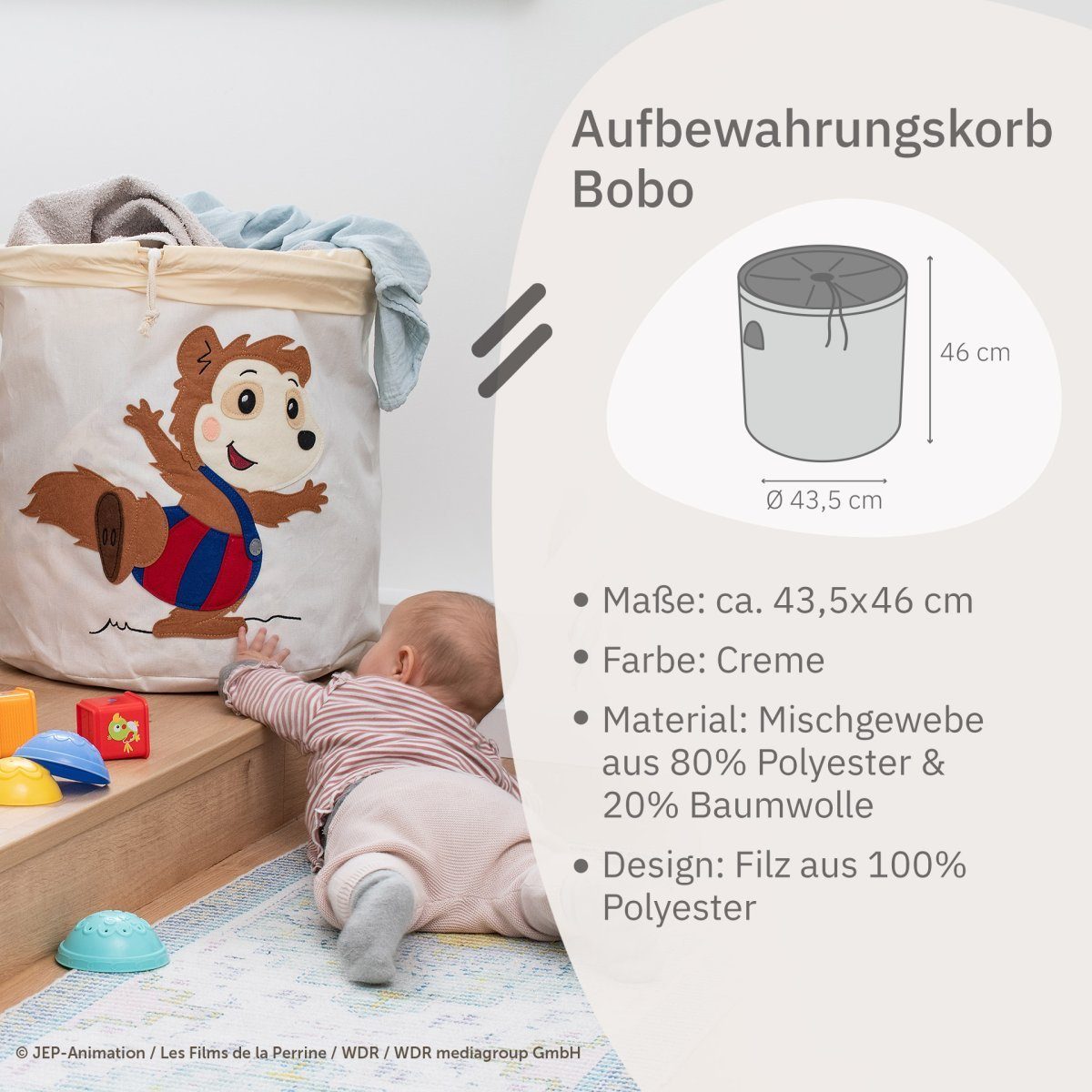 Lifeney Aufbewahrungskorb Bobo Siebenschläfer