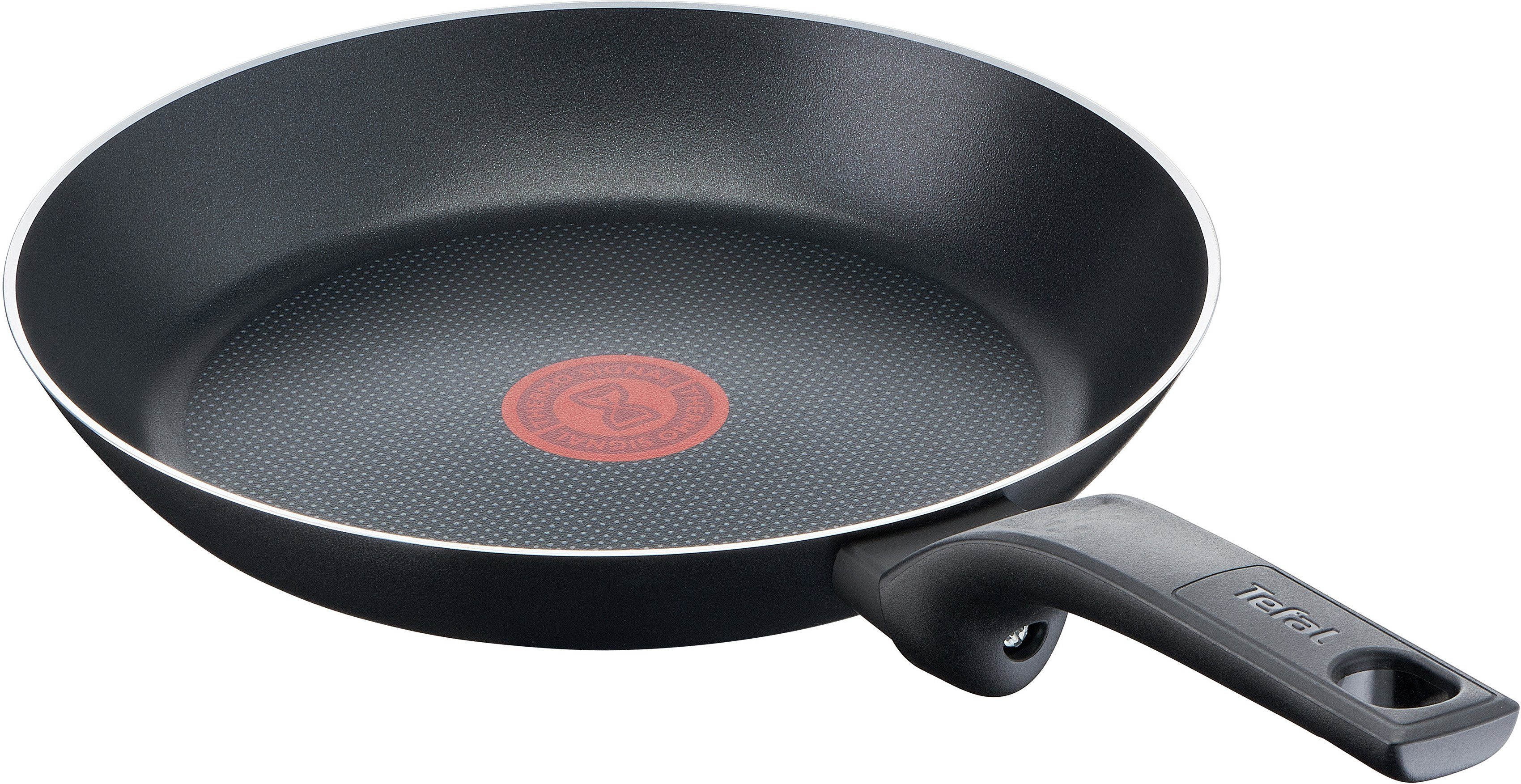 Tefal Bratpfanne Easy Cook & Clean mit Antihaftbeschichtung, nicht induktionsgeeignet, Aluminium (1-tlg), Thermo-Signal bei idealer Brattemperatur, Made in Fran – Bild 2 von 5