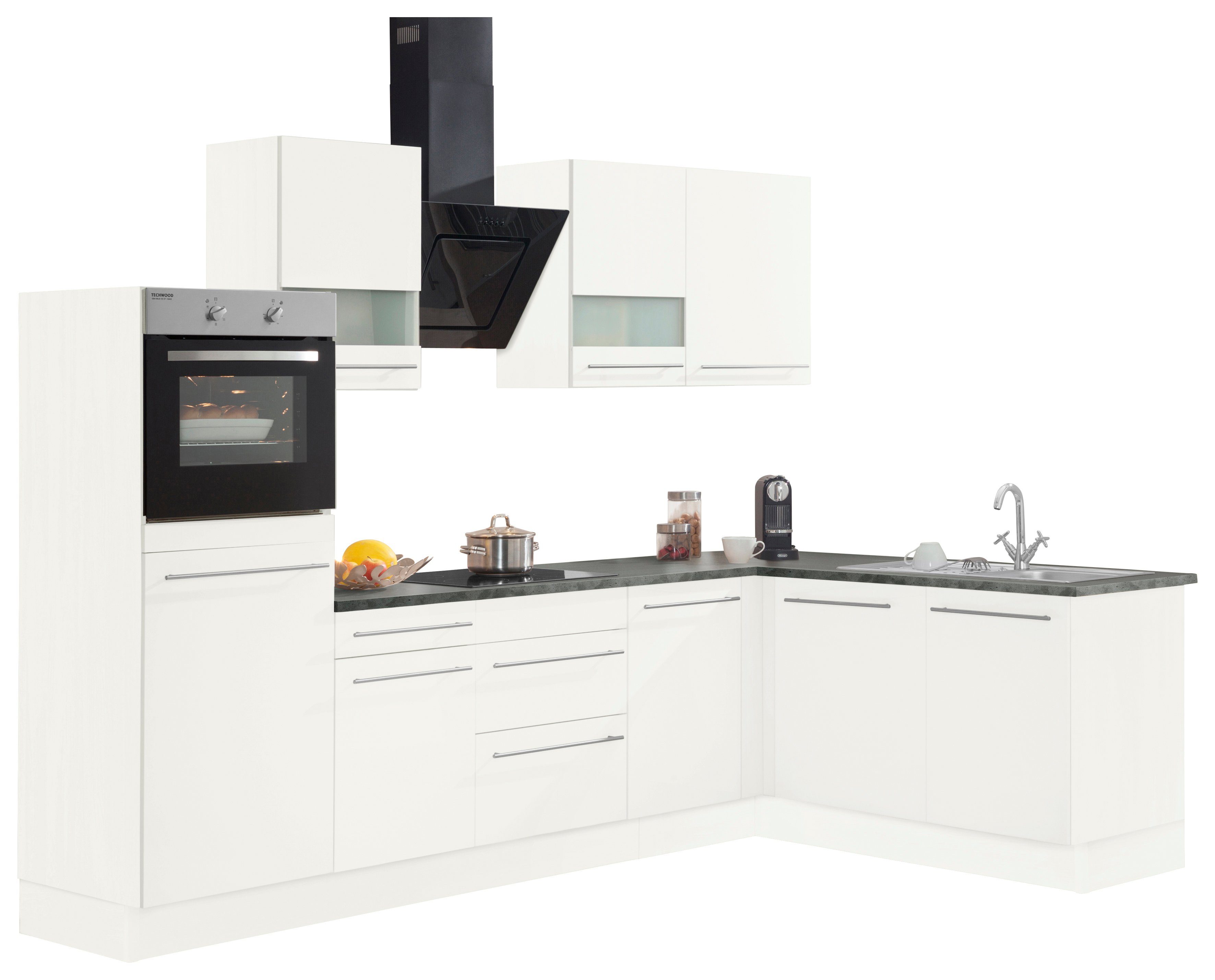 OPTIFIT Winkelküche "Bern", Stellbreite 315x175 cm,wahlweise mit E-Geräten, günstig online kaufen