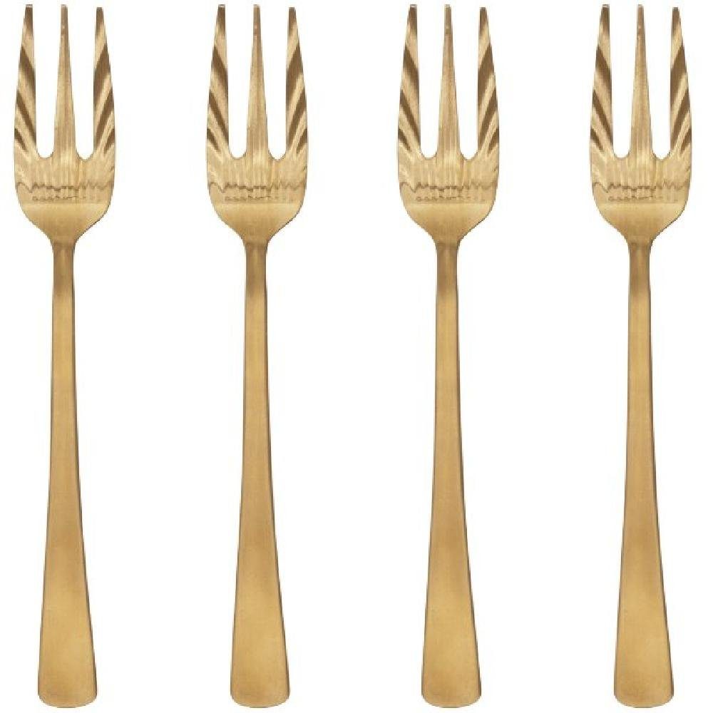Urban Nature Culture Tafelgabel Kuchengabeln Gold (4-teilig)
