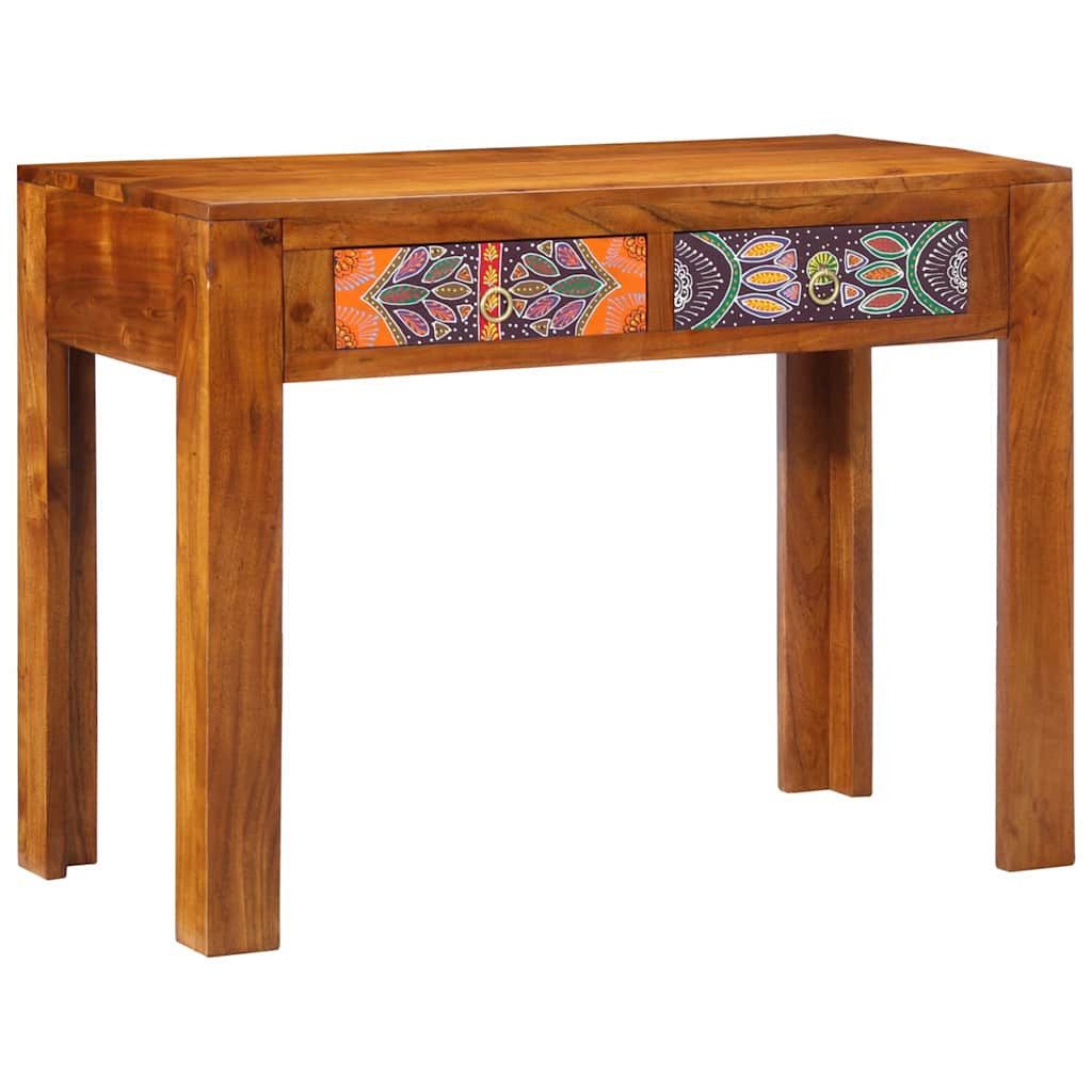 vidaXL Schreibtisch Schreibtisch mit Schubladen mit Speicher Braun 100 x 50 x 75 cm (1-St)