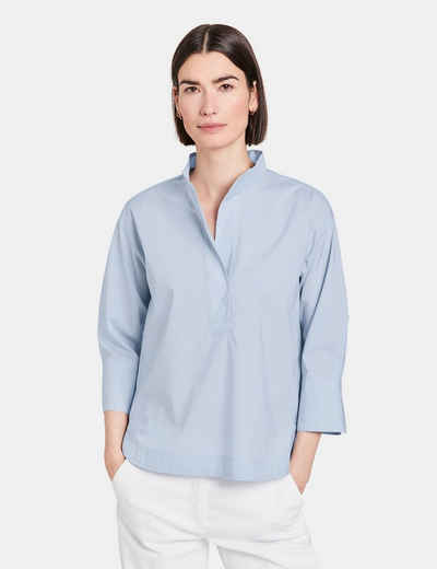 GERRY WEBER Klassische Bluse 3/4 Arm Bluse aus nachhaltiger Baumwolle