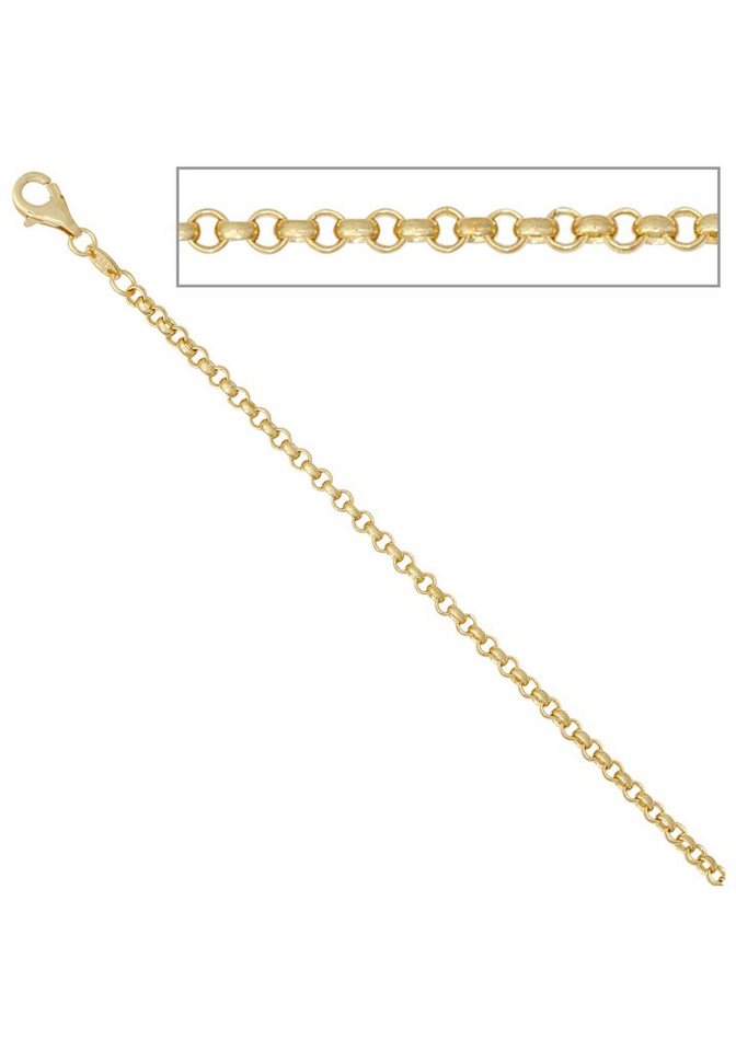 JOBO Goldkette, Erbskette 585 Gold massi... JOBO Goldkette, Erbskette 585 Gold massi...