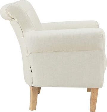 loft24 Sessel Christina, Webstoff mit Kopfheftung, Sitzhöhe 42,5 cm, TV-Sessel