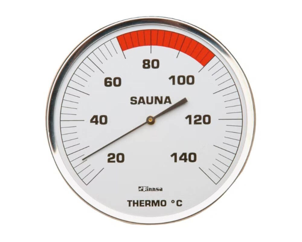Finnsa® GmbH Infrarot-Thermometer Sauna-Thermometer mit 160 mm Skala