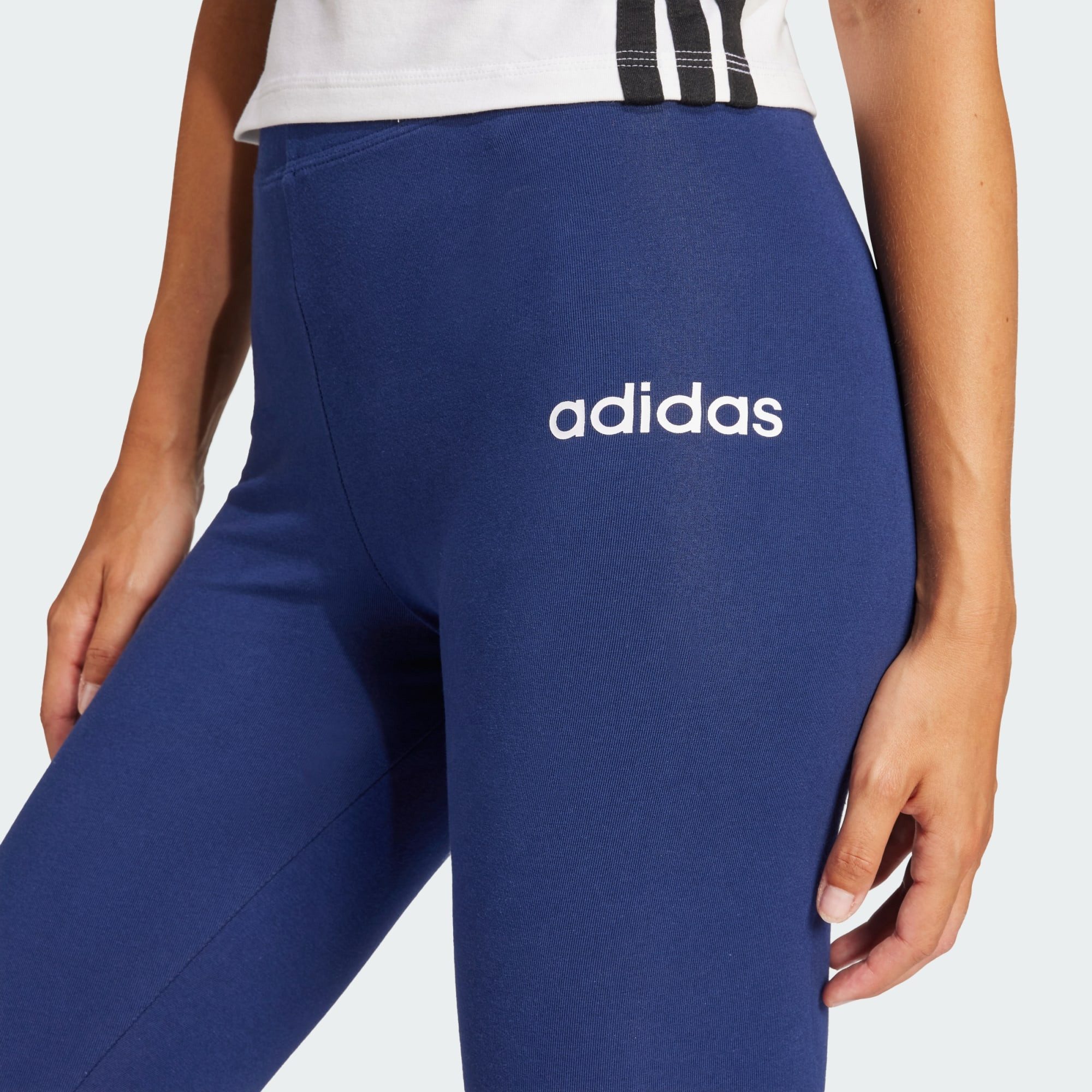 adidas Sportswear Leggings ESSENTIALS LINEAR COTTON LEGGINGS (1-tlg)