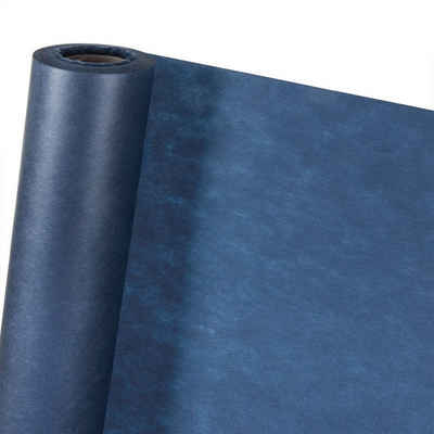 HaGa Stoff DEKOVLIES in 1,6m Breite dunkelblau (METERWARE), Dekostoff, Vlies-Tischdecke, Tischunterlage
