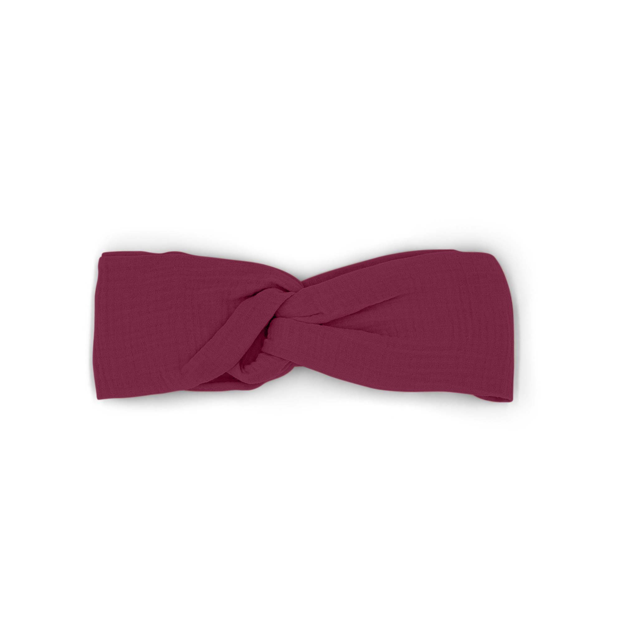 hutch&putch Stirnband Musselin-Stirnband Red Violet