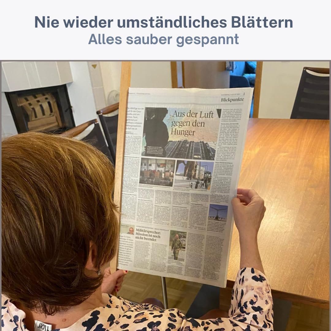 Vindal Zeitungsständer Zeitungshalter - aus Naturbuche (passend für alle St günstig online kaufen