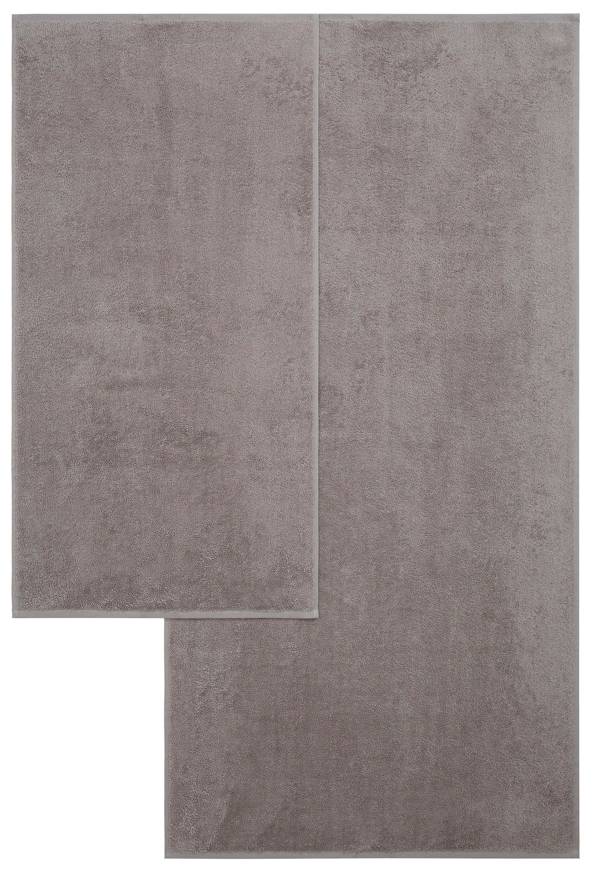 OTTO home Handtuch Set Merida, 4 Duschtücher 70x140cm, 4 Handtücher 50x100cm, Frottier (8-St), kuschelig weich, einfarbig, 100% Baumwolle