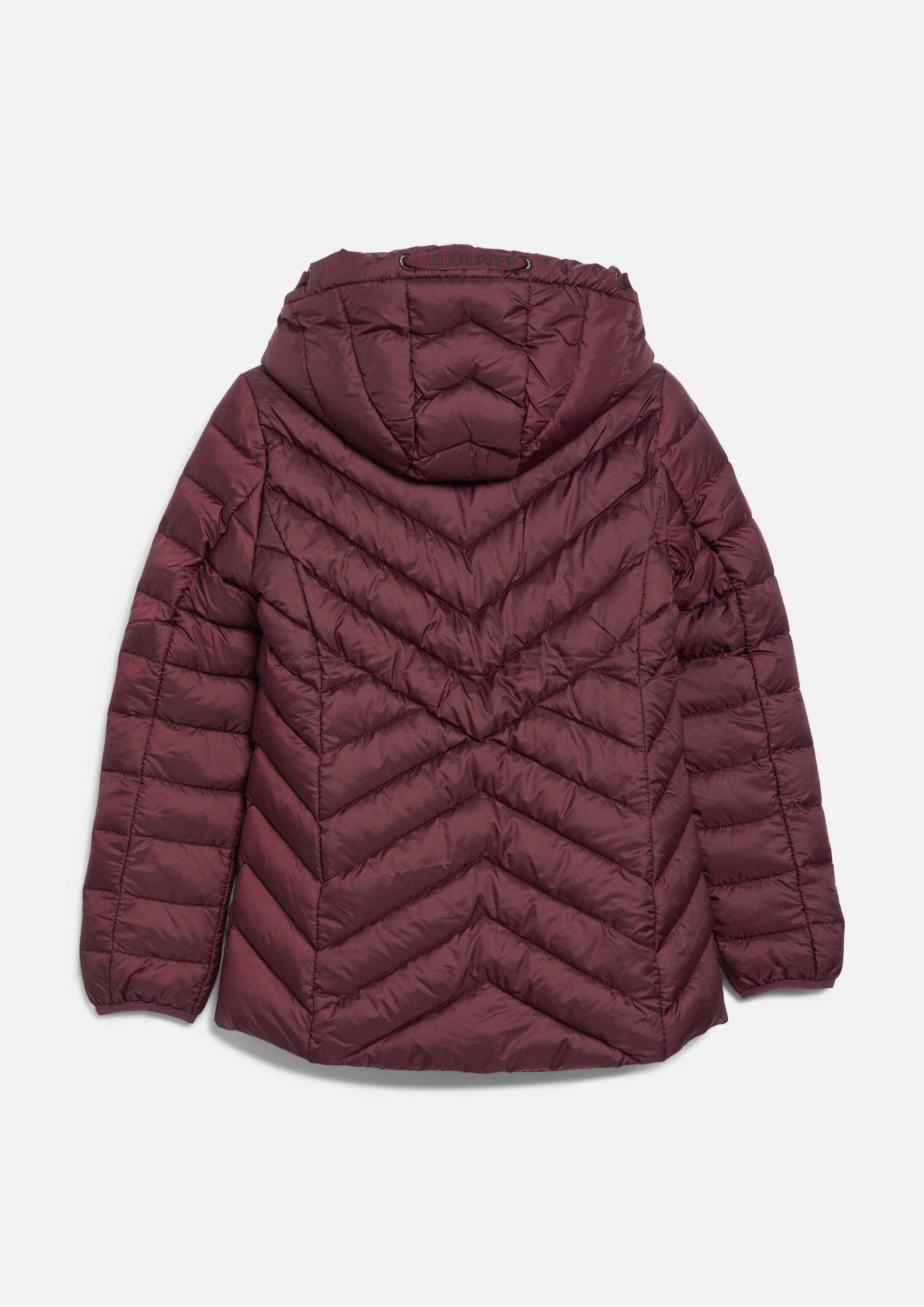 s.Oliver Funktionsjacke Outdoor-Jacke Leichte Steppjacke mit Kapuze