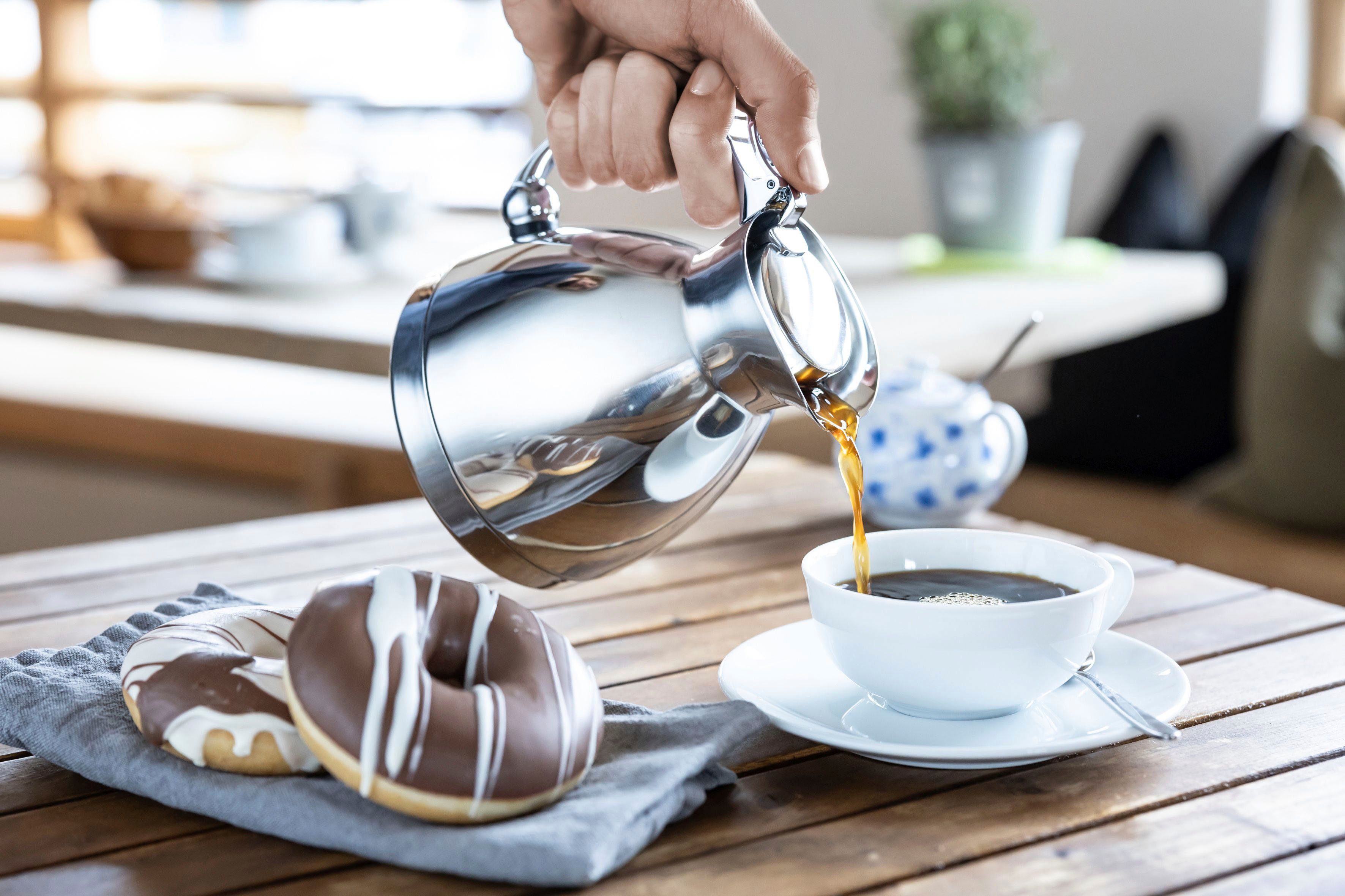 Alfi Isolierkanne HOTELLO, 0,30 l, doppelwandiger Edelstahleinsatz, mit AromaSafe® für puren Genuss