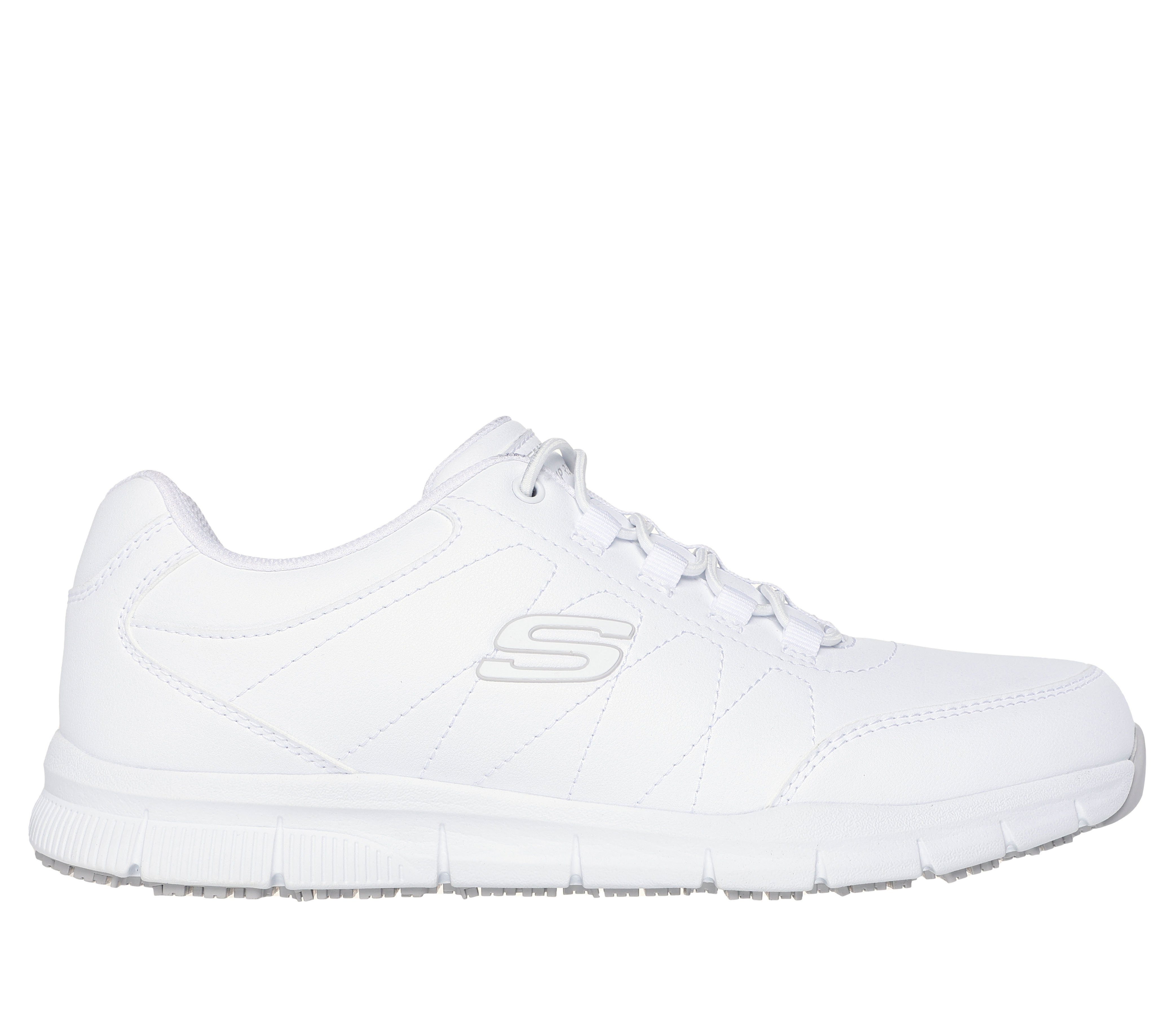 Skechers NAMPA-OSIL O1 SR EN ISO 20347:2022 Herren Arbeitsschuh Rutschfest, Bequem & Leicht mit Memory Foam Komfort