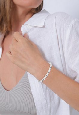 Elli Premium Armband Tennisarmband mit Zirkonia Kristalle 925 Silber