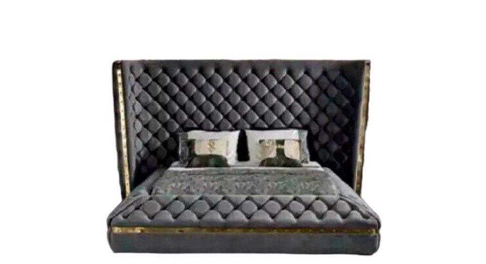 Xlmoebel Bett Elegantes gepolstertes Bett in edlem Design für stilvolle Räume (1-tlg., Bett), Hergestellt in Europa