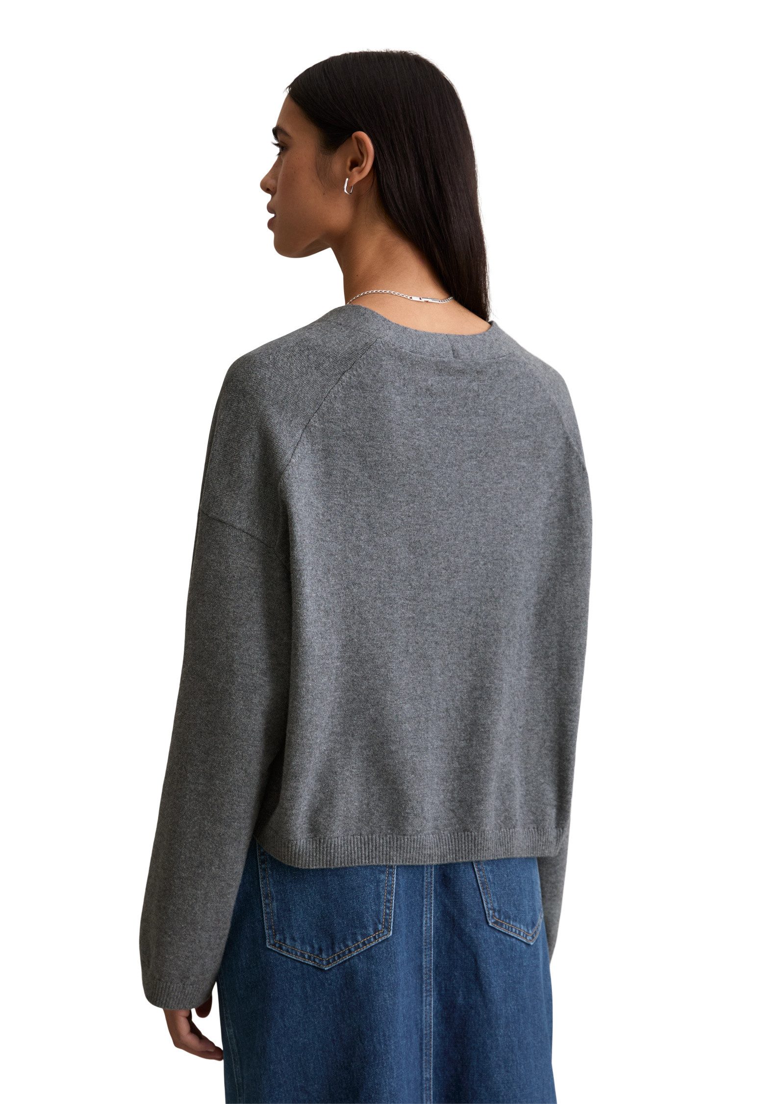 Marc O'Polo DENIM Cardigan aus Soft Cotton Stretch